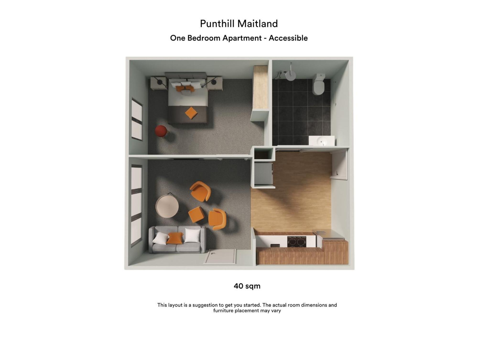 One Bedroom Apartment - Accessible