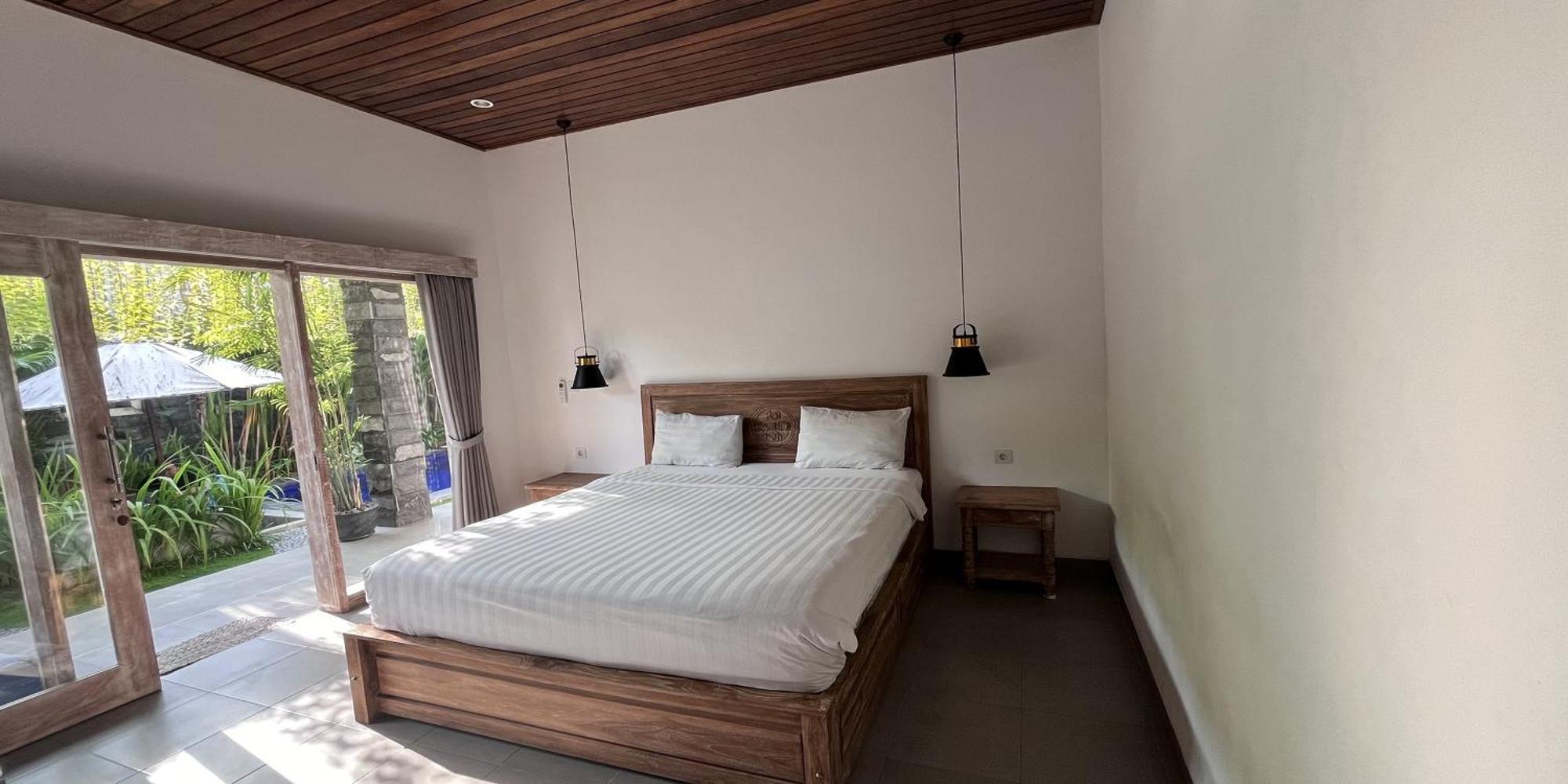 Kamar Double dengan Pemandangan Kolam Renang