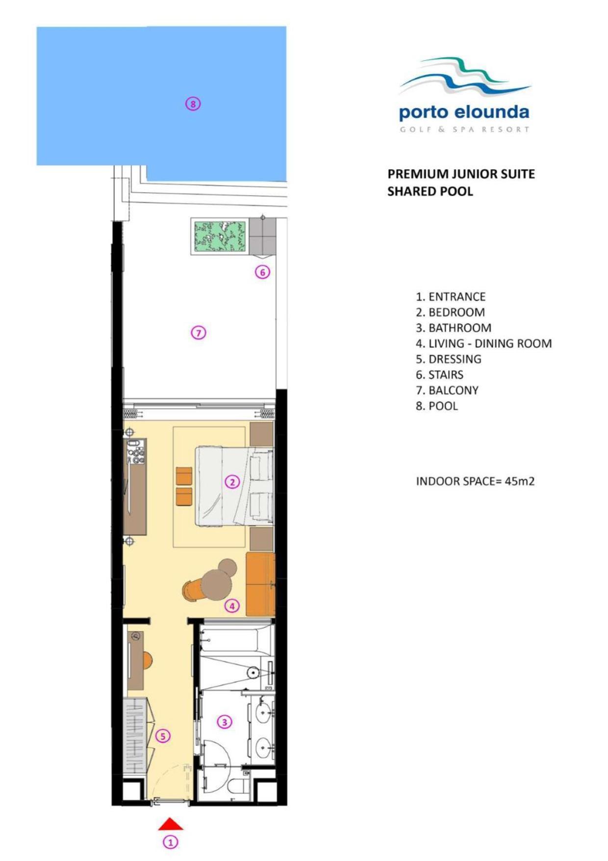 Suite Junior Premium avec Piscine Commune