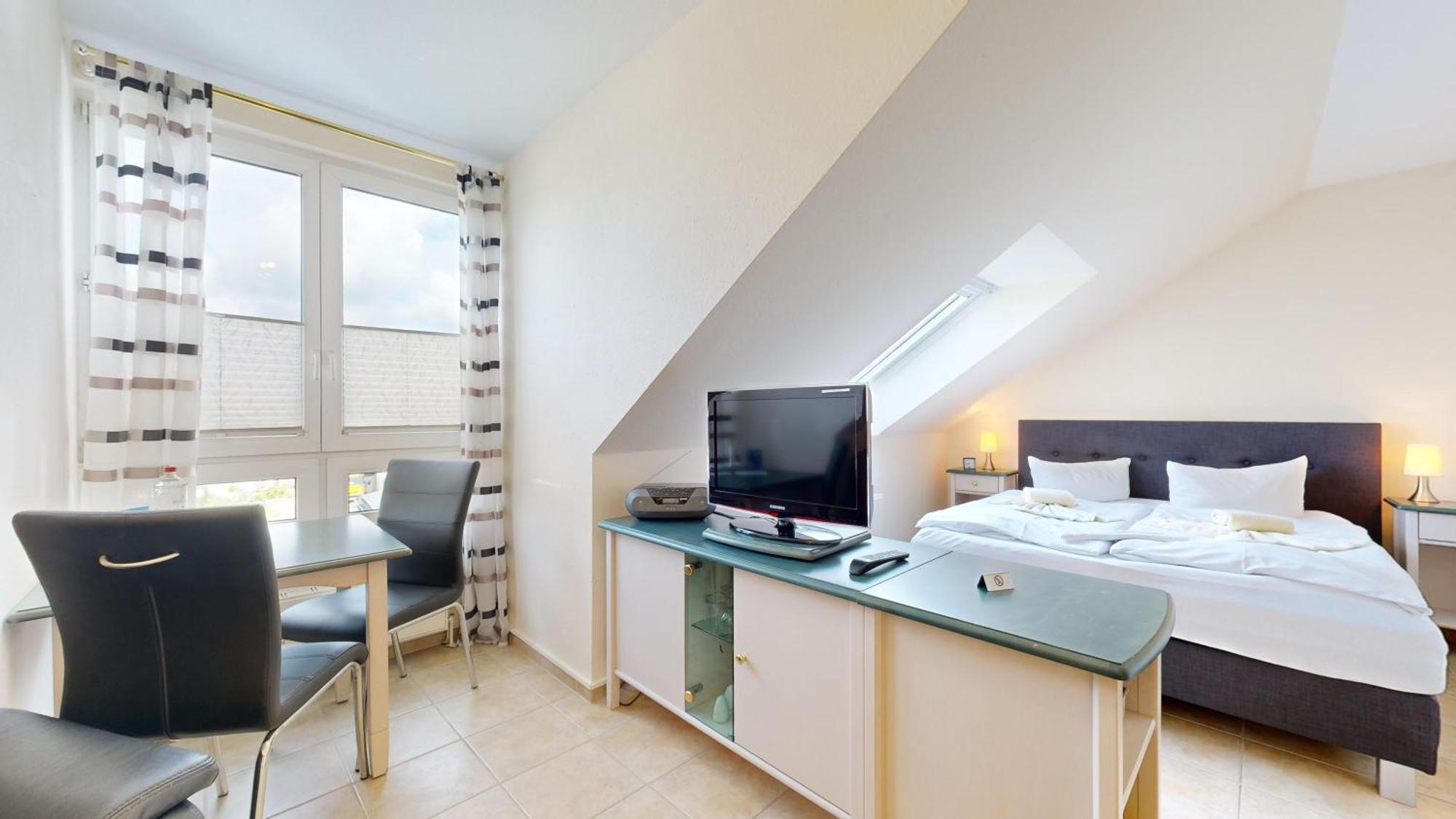 Studio-Apartment mit 1 Doppelbett