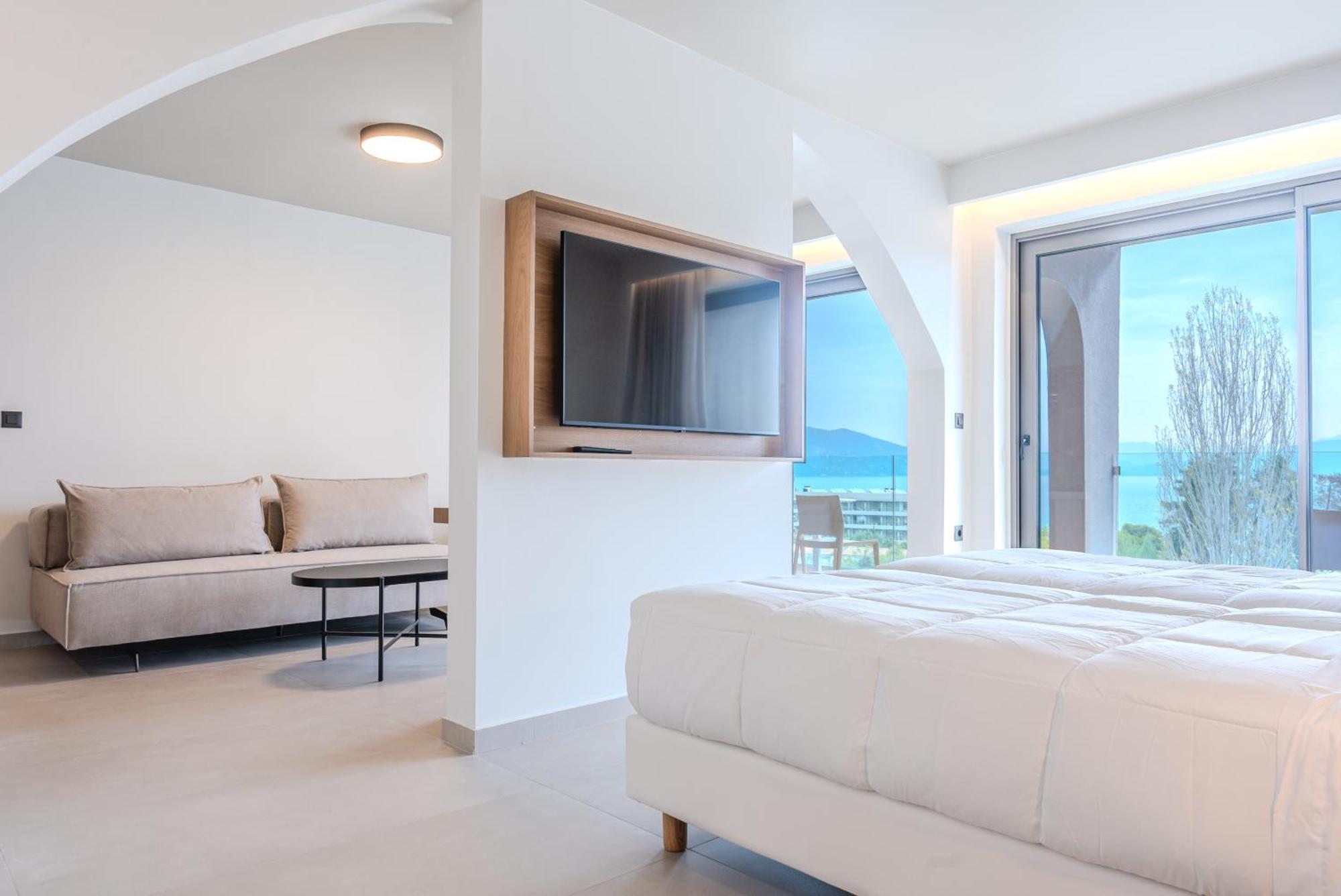 Premium Suite met 1 Slaapkamer en Uitzicht op Zee