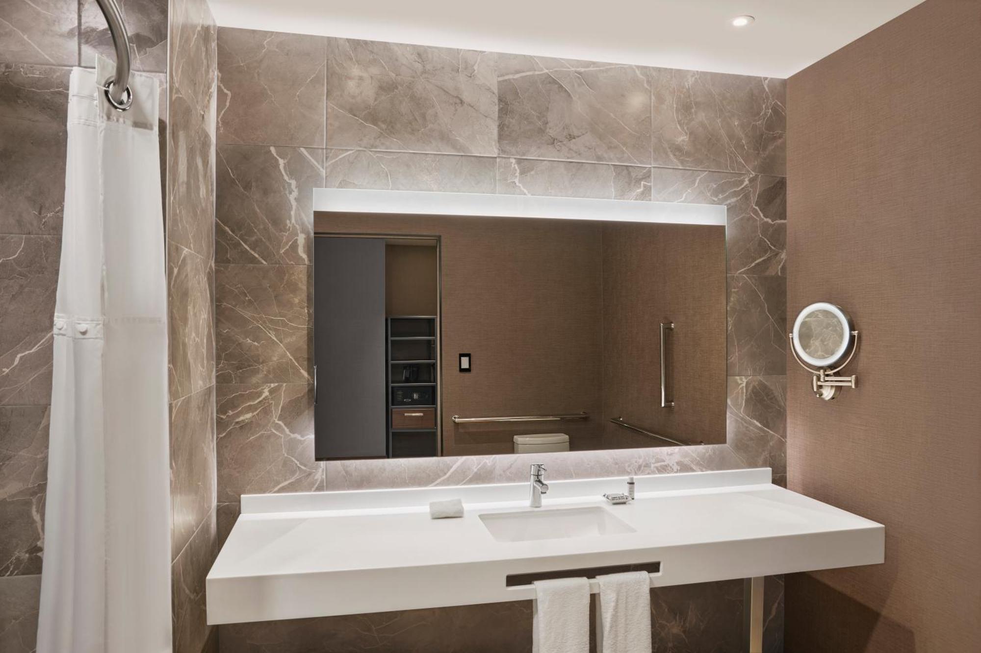 Accessible Double Room with Two Double Beds and City View