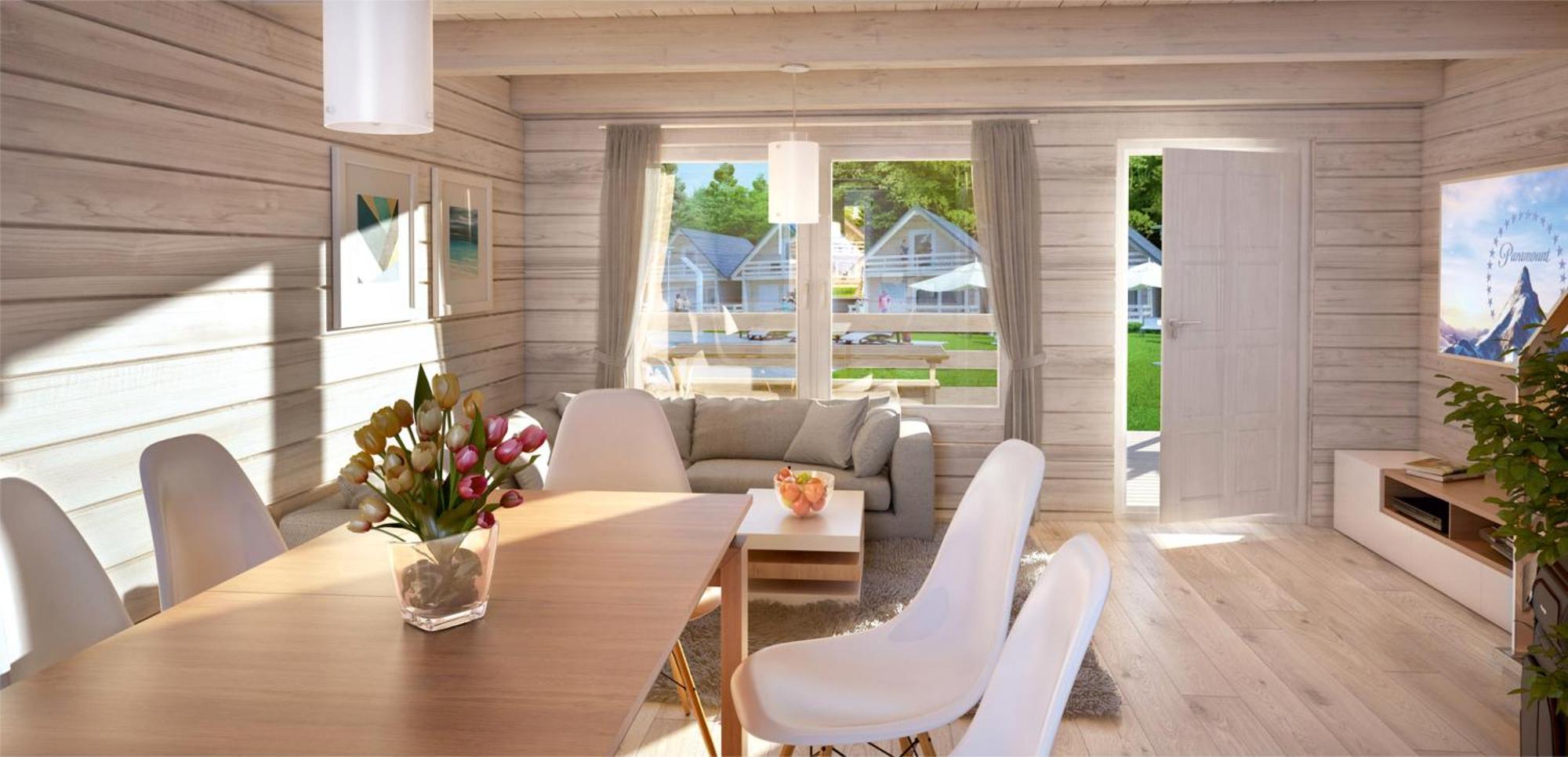 Chalet mit 2 Schlafzimmern