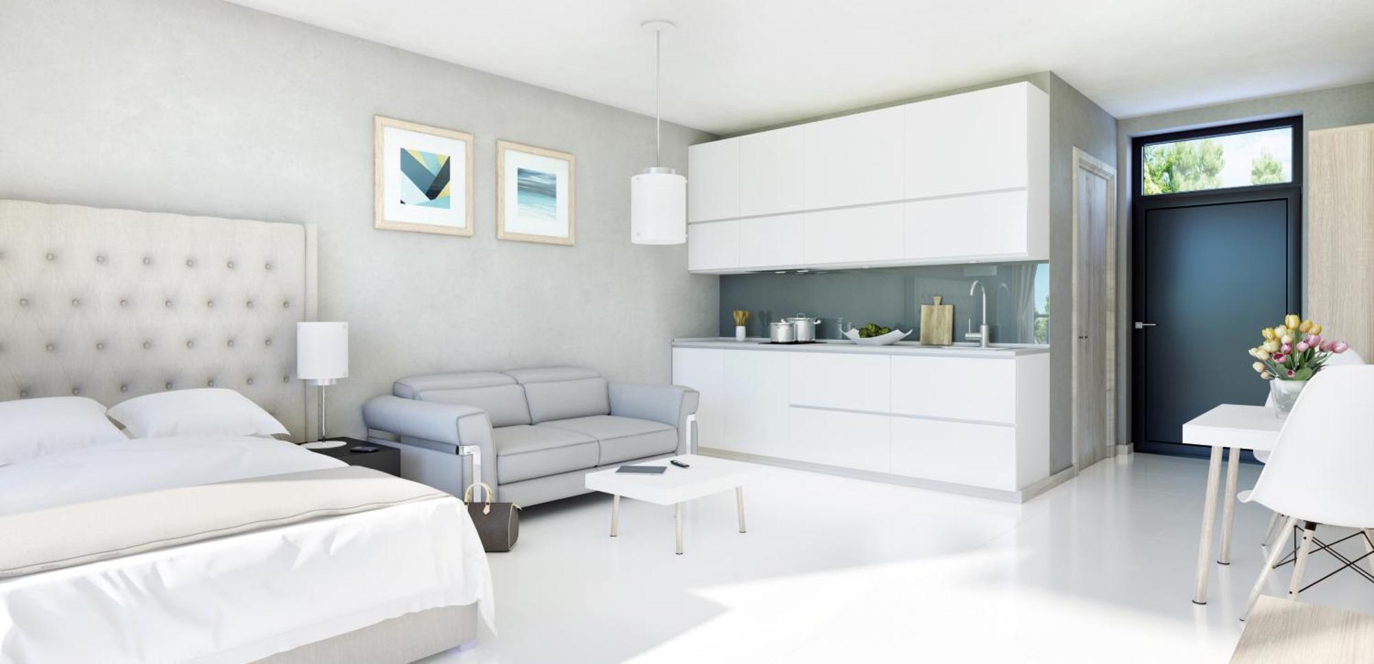 Apartment mit Terrasse