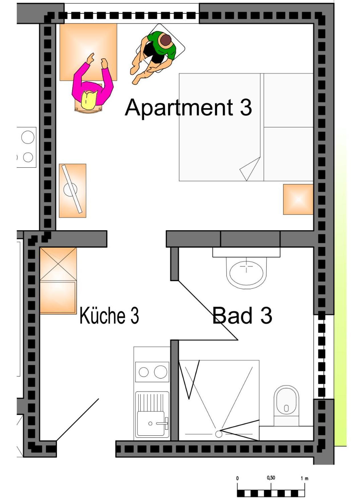 Doppelzimmer mit Bergblick