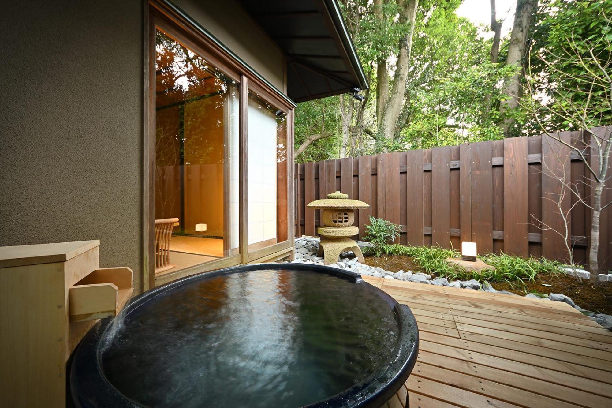 Villa garden view with Two Hot Spring Bath
