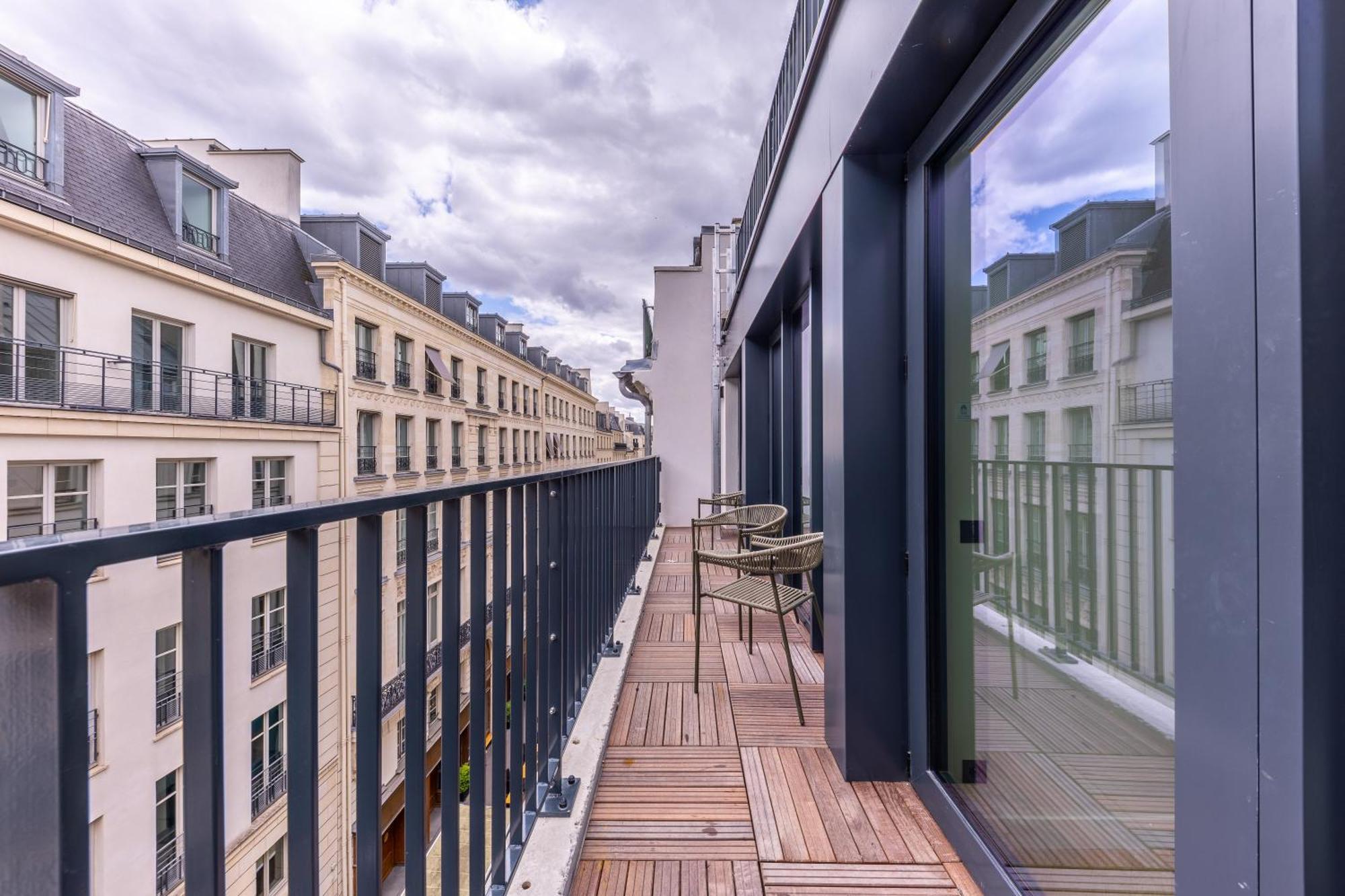 One-Bedroom Apartment Balcony