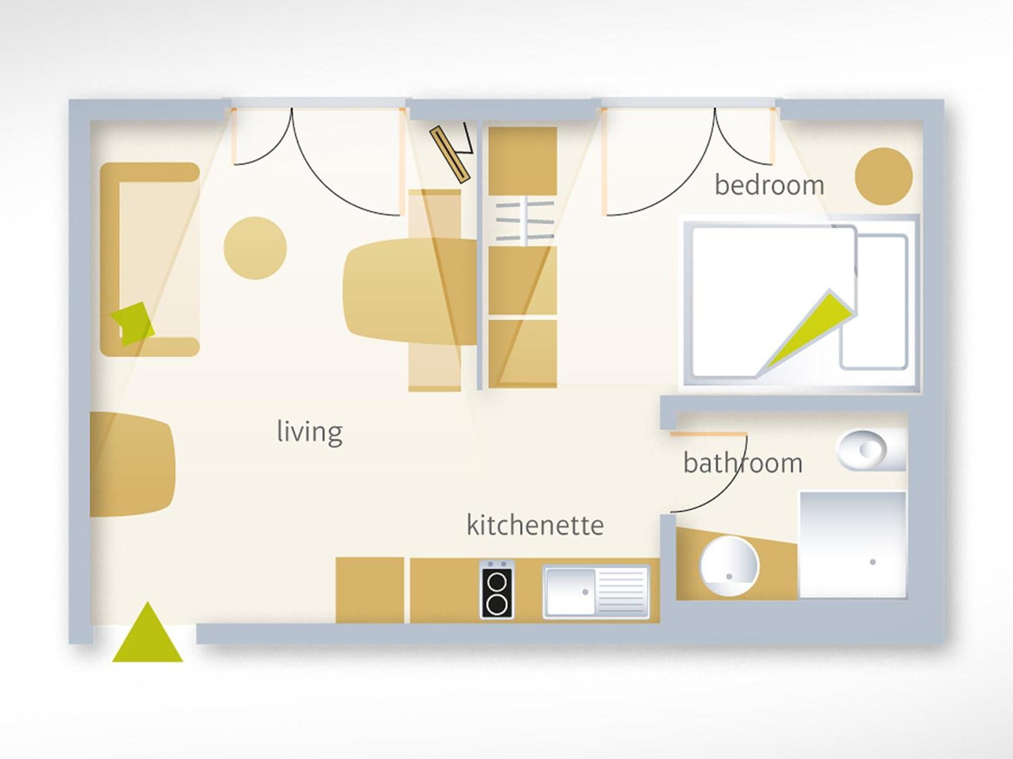 Deluxe Double Apartment with Balcony/Terrace