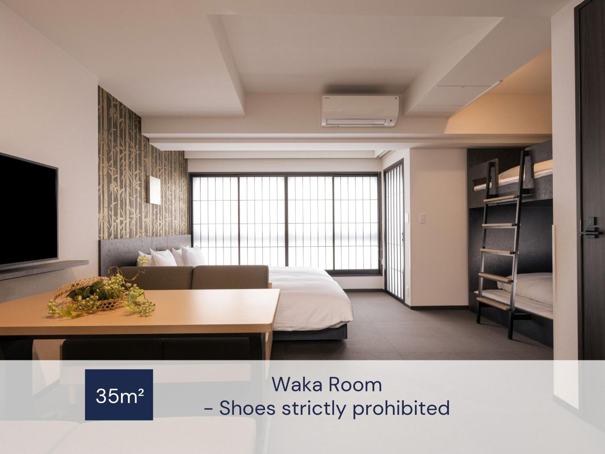 Waka Room - Shoes strictly prohibited