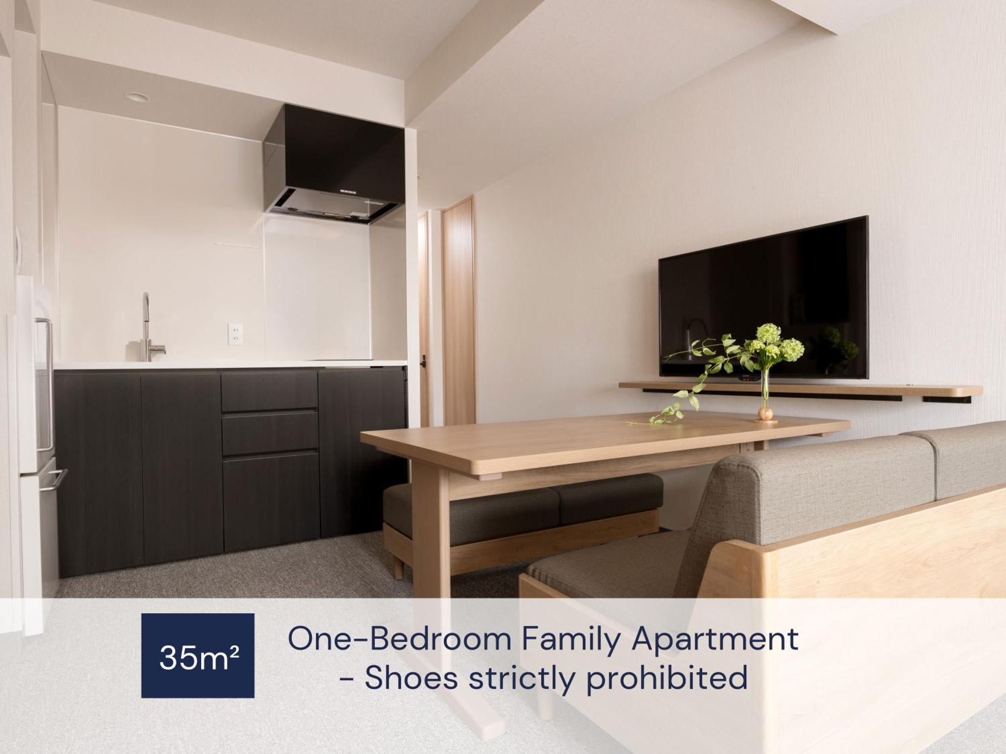 One-Bedroom Family Apartment- Shoes strictly prohibited
