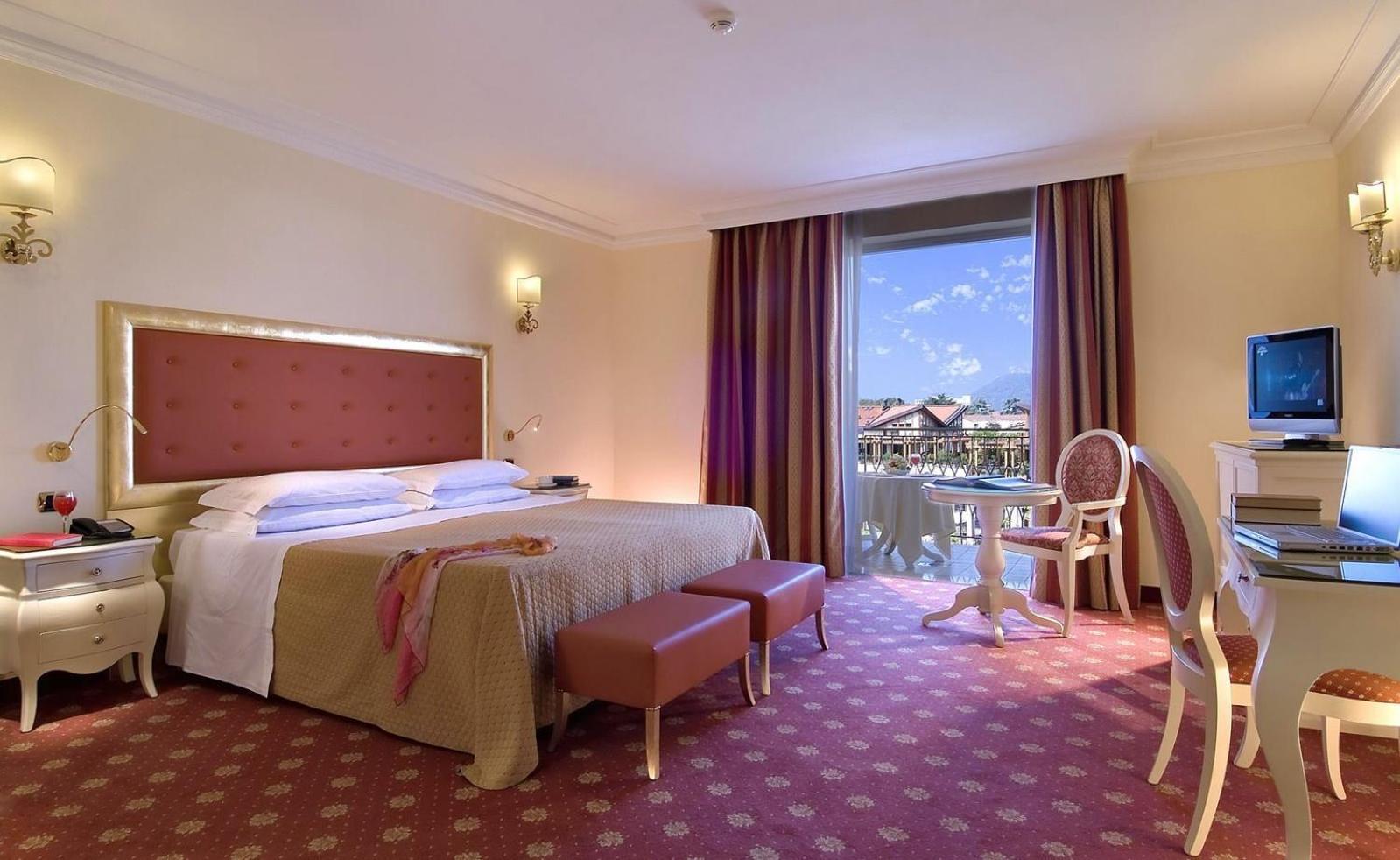 Chambre Double ou Lits Jumeaux avec Balcon et Vue sur le Jardin