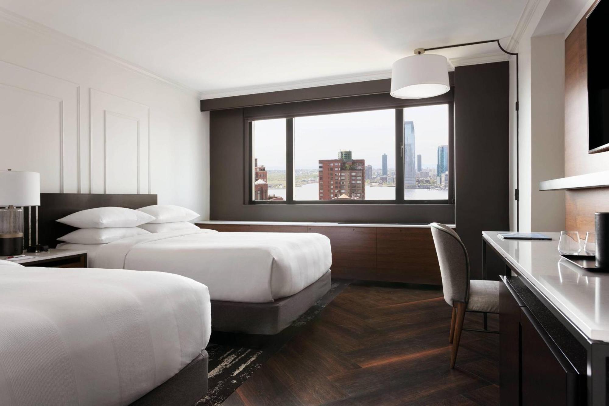 Habitación Doble Deluxe con vistas al río Hudson - 2 camas dobles