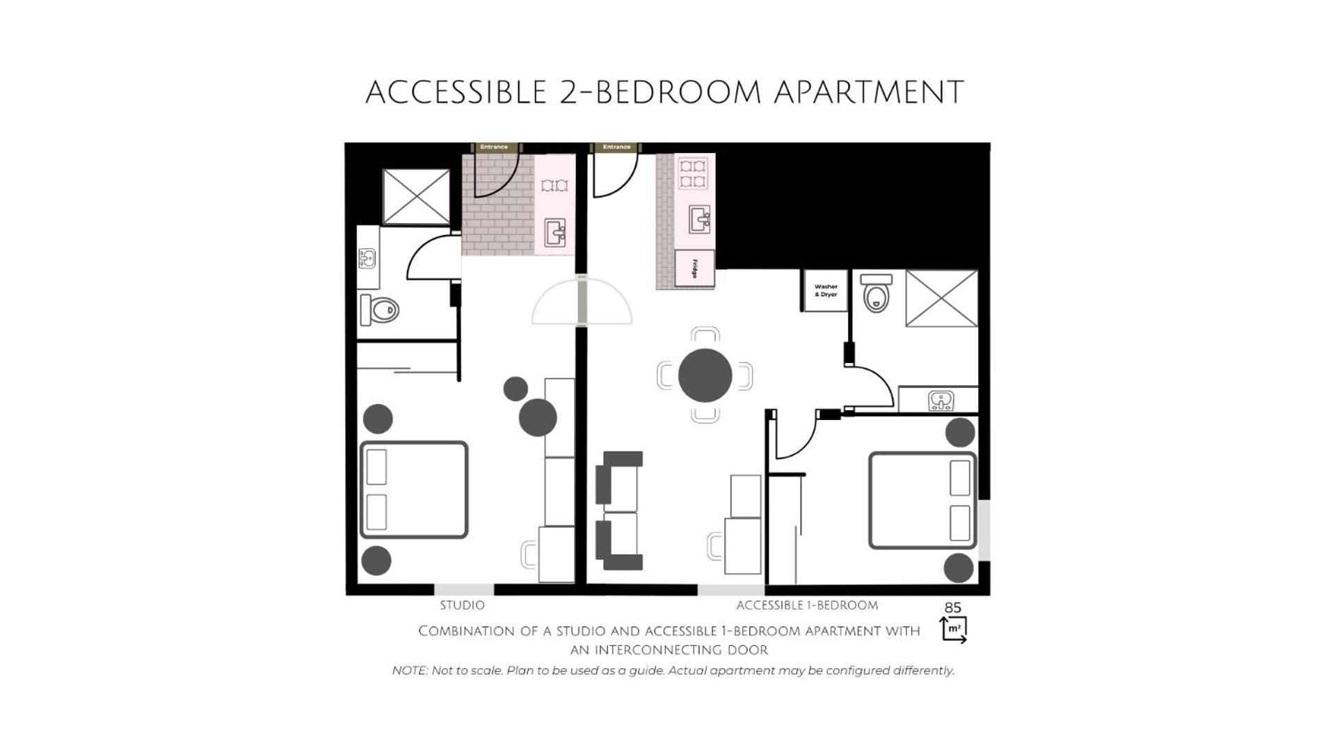 Two-Bedroom Accessible Apartment
