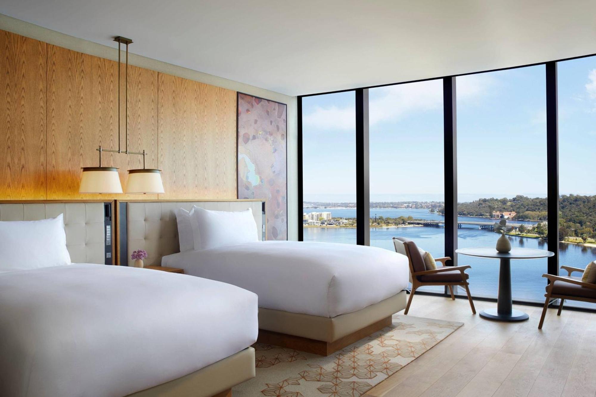 Swan River View Premium Guest Room 2 Double Beds