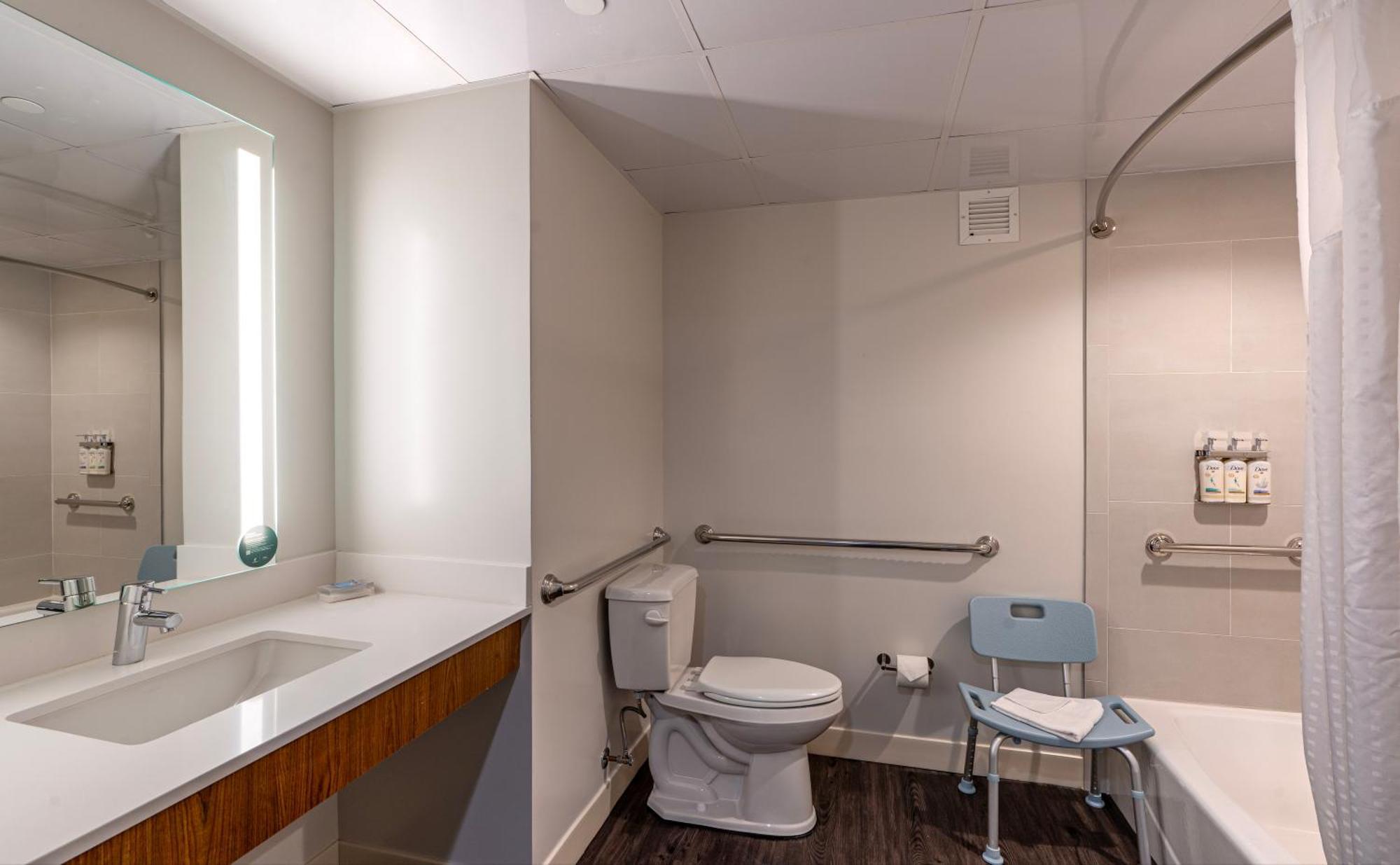Chambre Lit King-Size Standard avec Baignoire Accessible aux Personnes à Mobilité Réduite