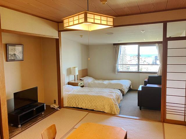 Twin Room with Tatami Area - Non-Smoking