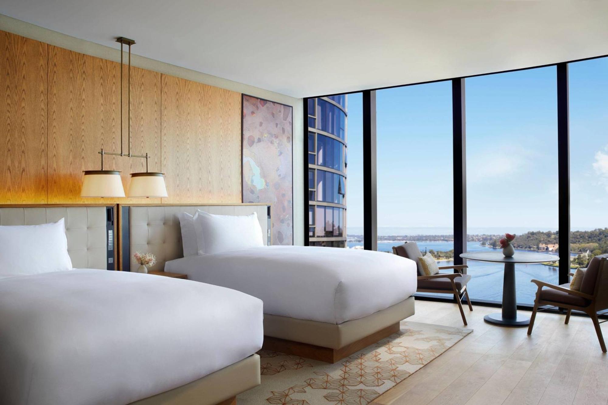 Swan River View Premium Guest Room 2 Double Beds