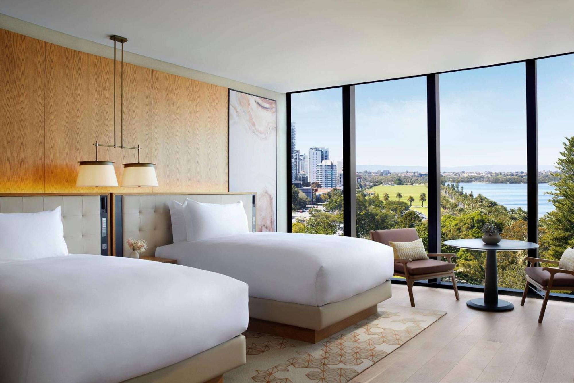 Swan River View Premium Guest Room 2 Double Beds
