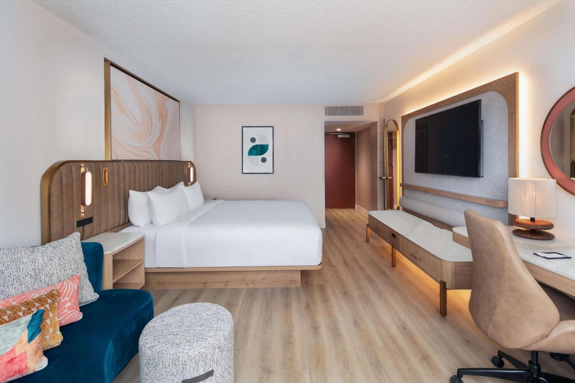 Habitación Deluxe con ducha a ras de suelo - 1 cama extragrande - Adaptada para personas con movilidad reducida