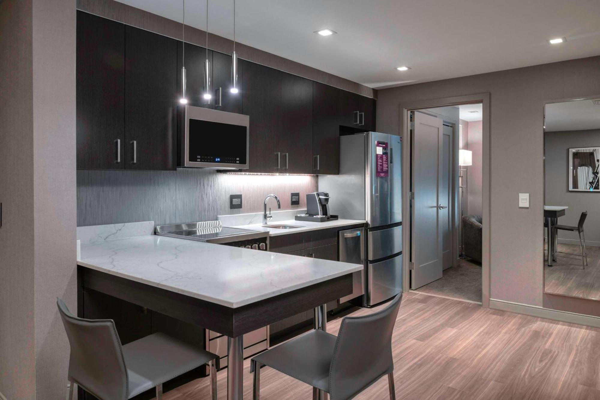 Partial City View, 1 Bedroom Larger Suite, 1 King, Sofa bed