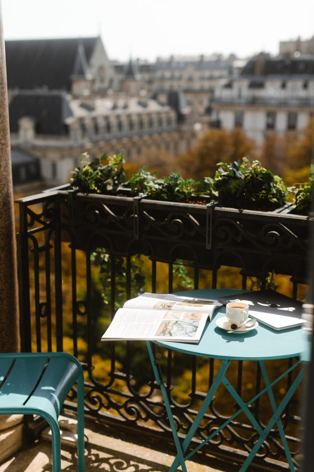 Cosy Room Balcony Paris View
