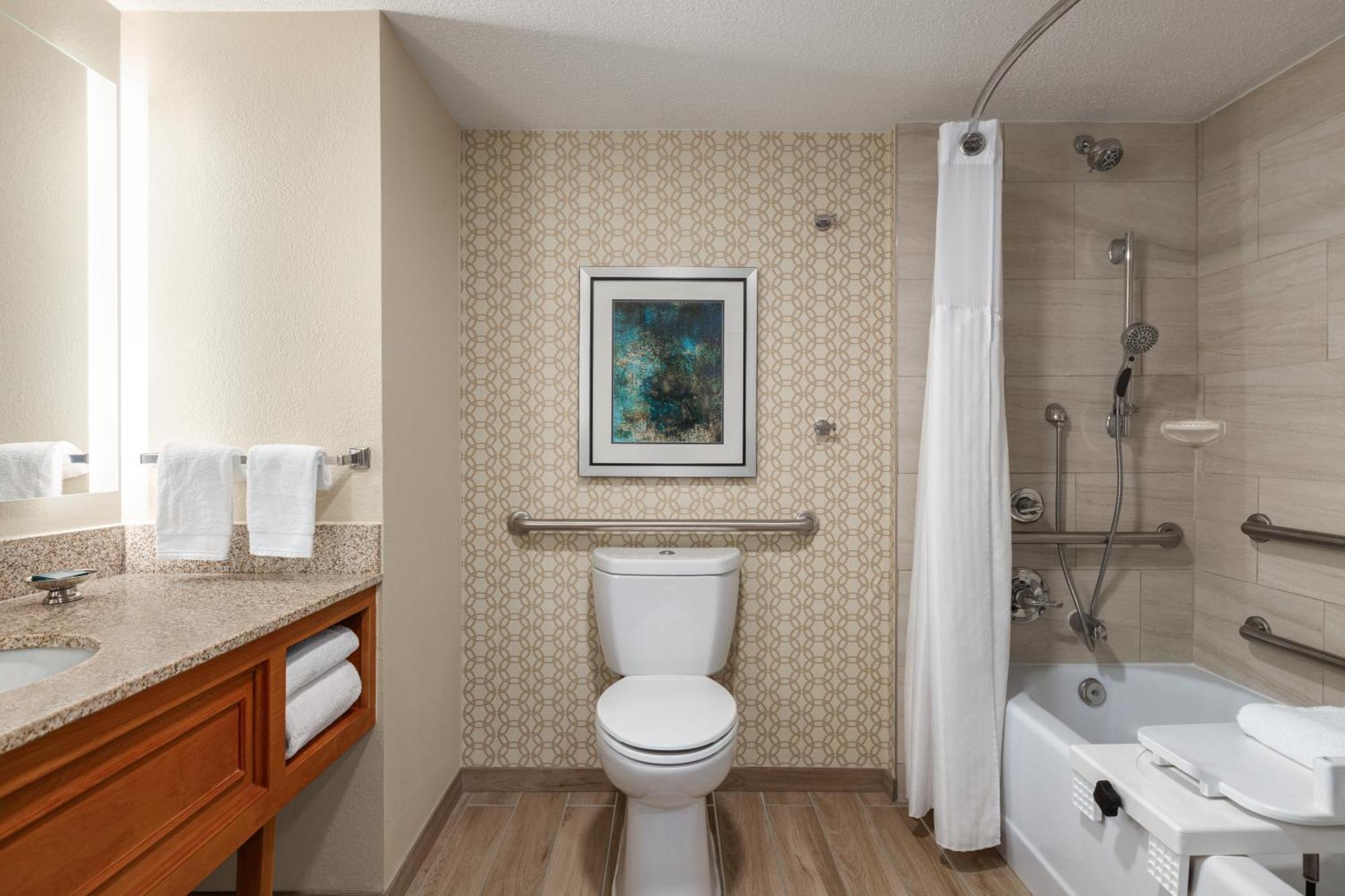 King Room Accessible Tub Mobility Hearing Access
