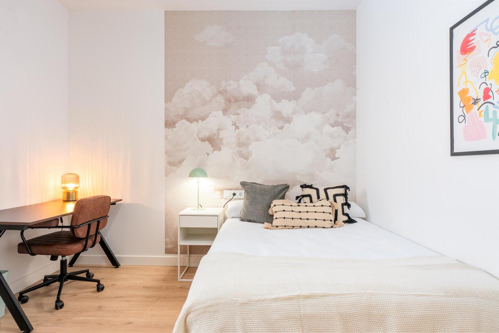 Habitación Doble Estándar con baño compartido