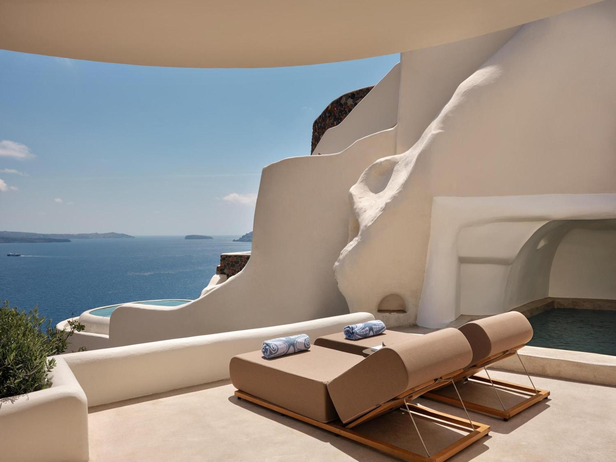 Suite Troglodyte avec Piscine - Vue sur Caldeira