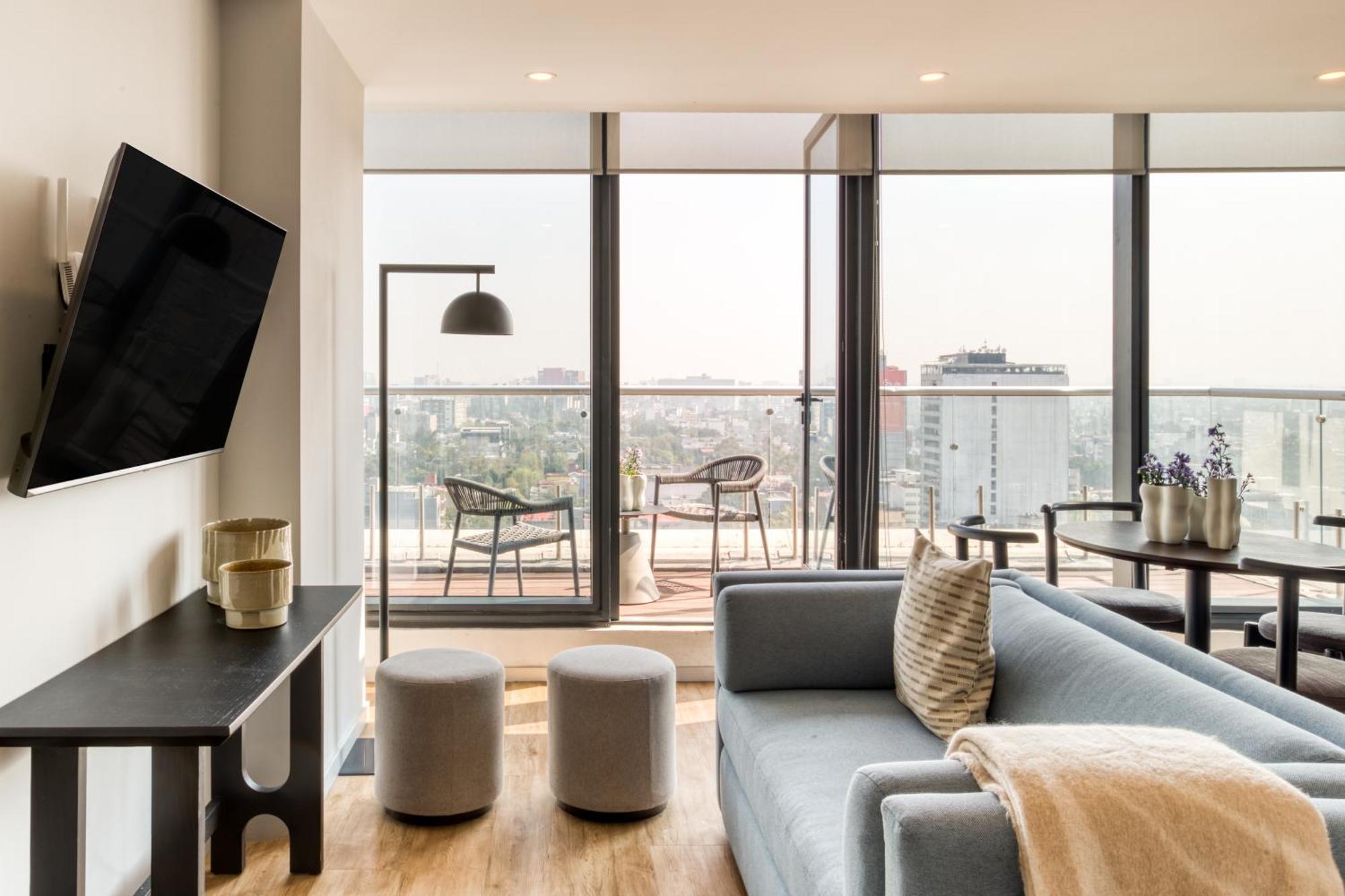 Two-Bedroom Apartment with Balcony