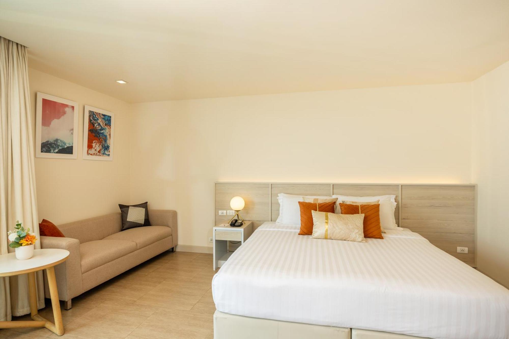 Deluxe Tweepersoonskamer met 1 of 2 Bedden en Uitzicht op de Stad