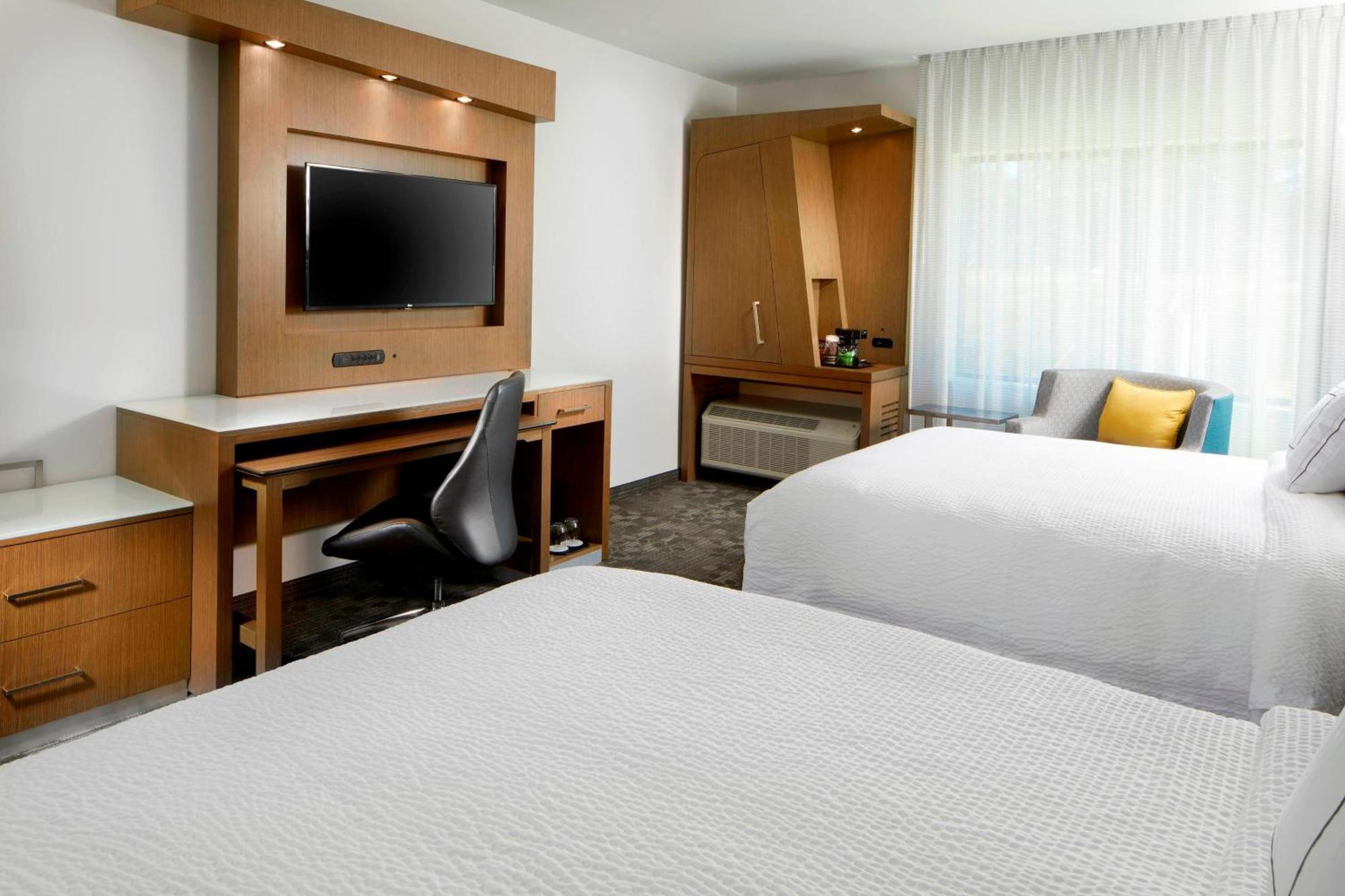 Larger Queen Room with Two Queen Beds and Sofa Bed