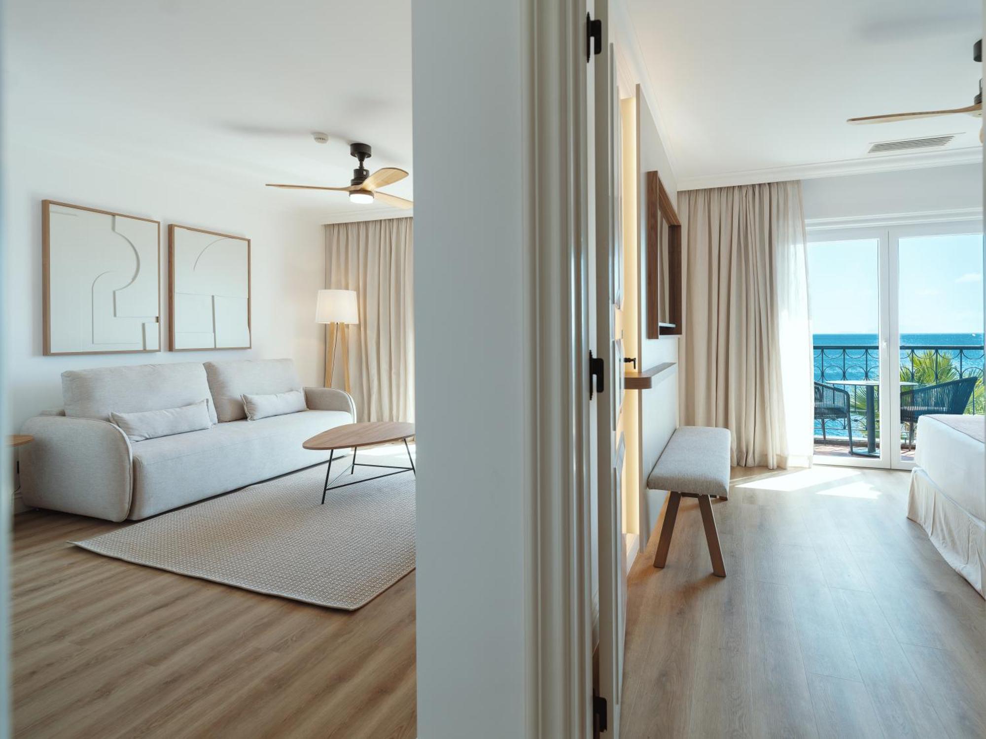 Suite Junior Preferred Club con vistas al mar