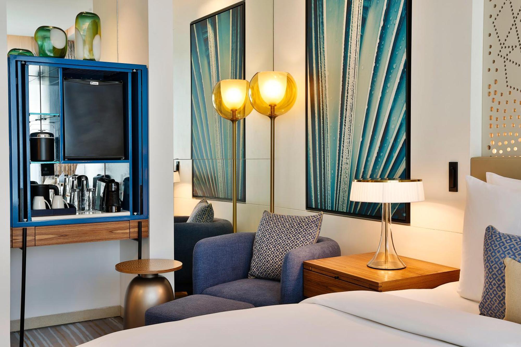 One-Bedroom King Suite with Balcony and City View