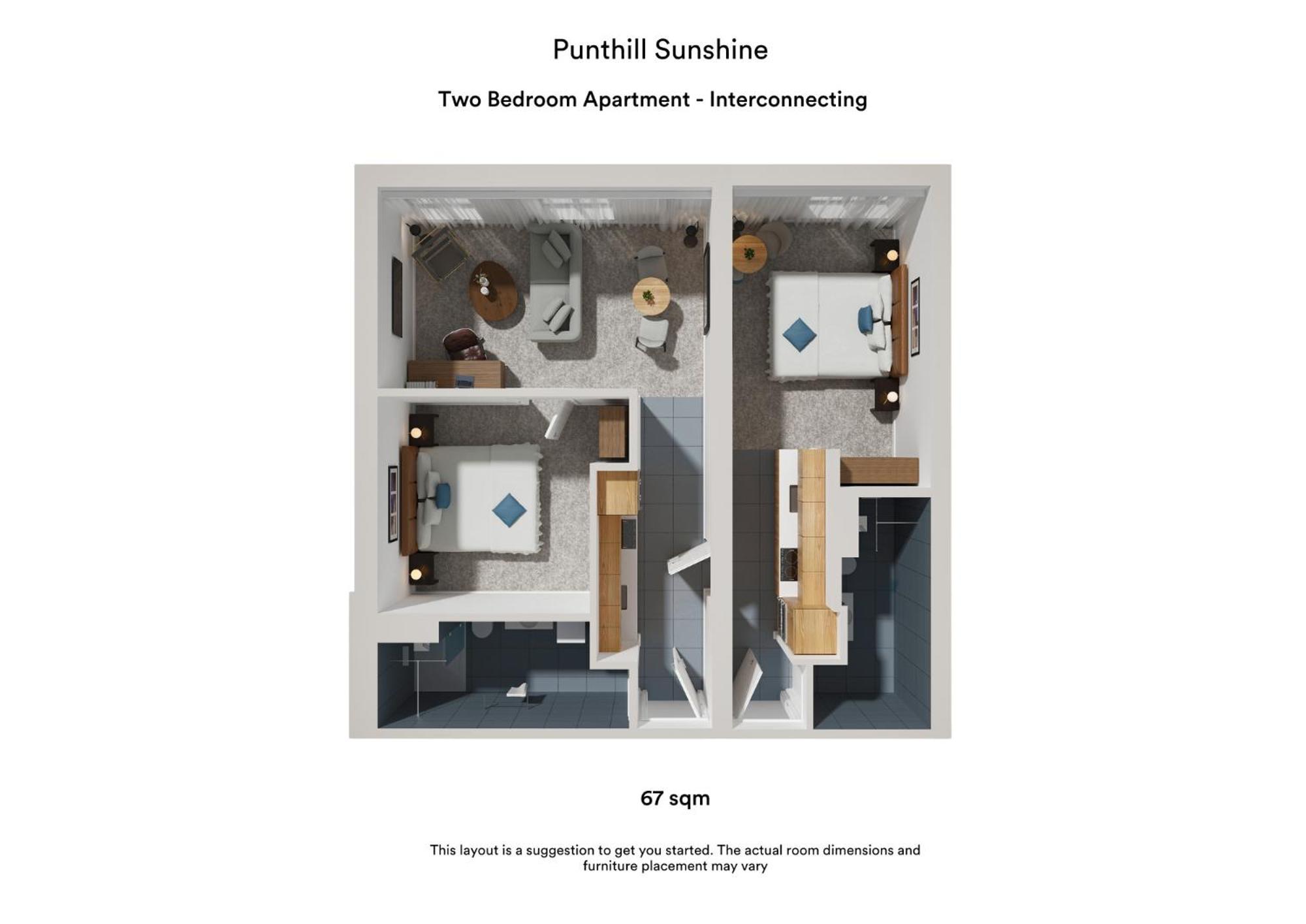 Two Bedroom Apartment - Interconnecting