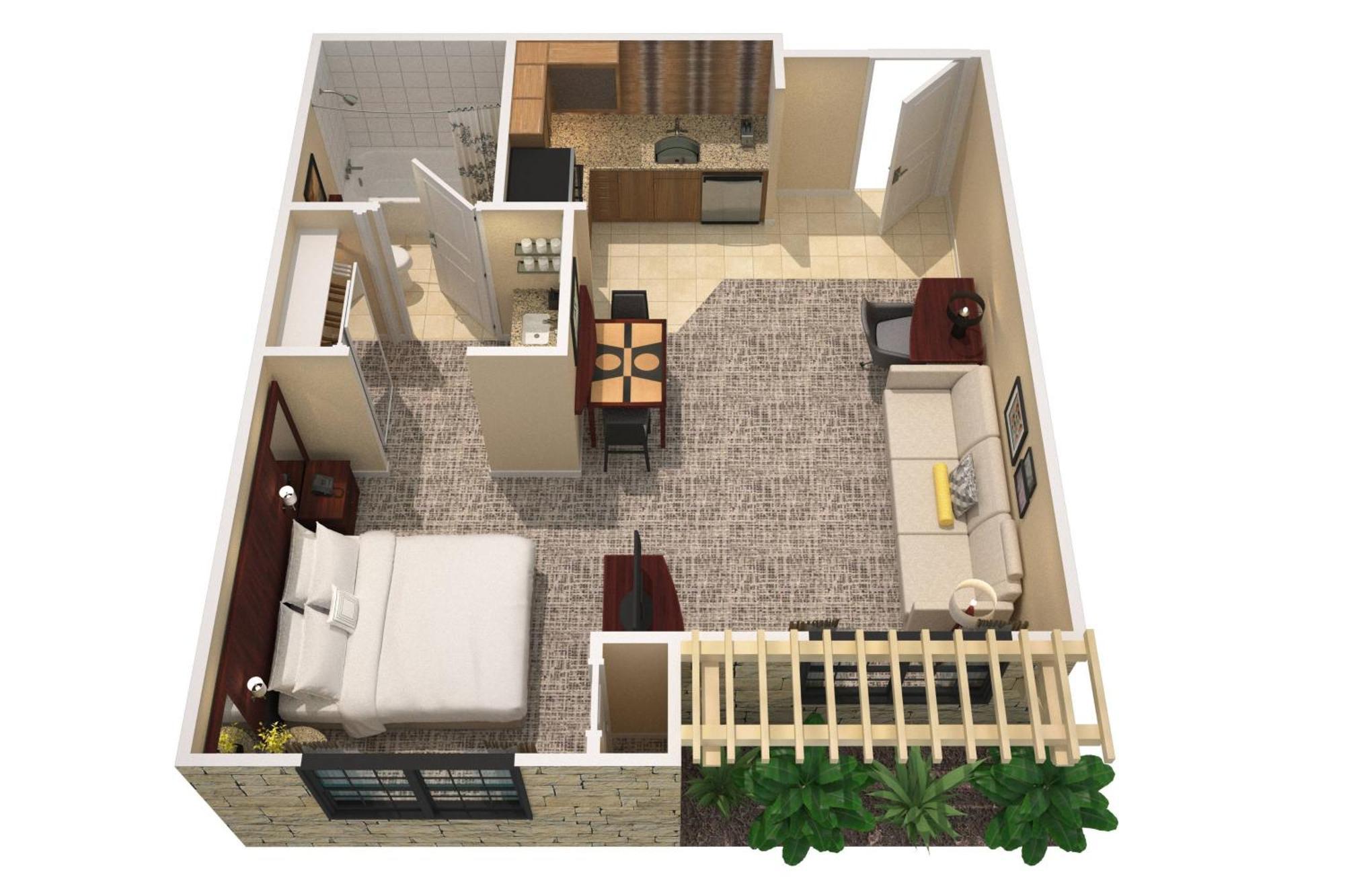 King Studio with Sofa Bed