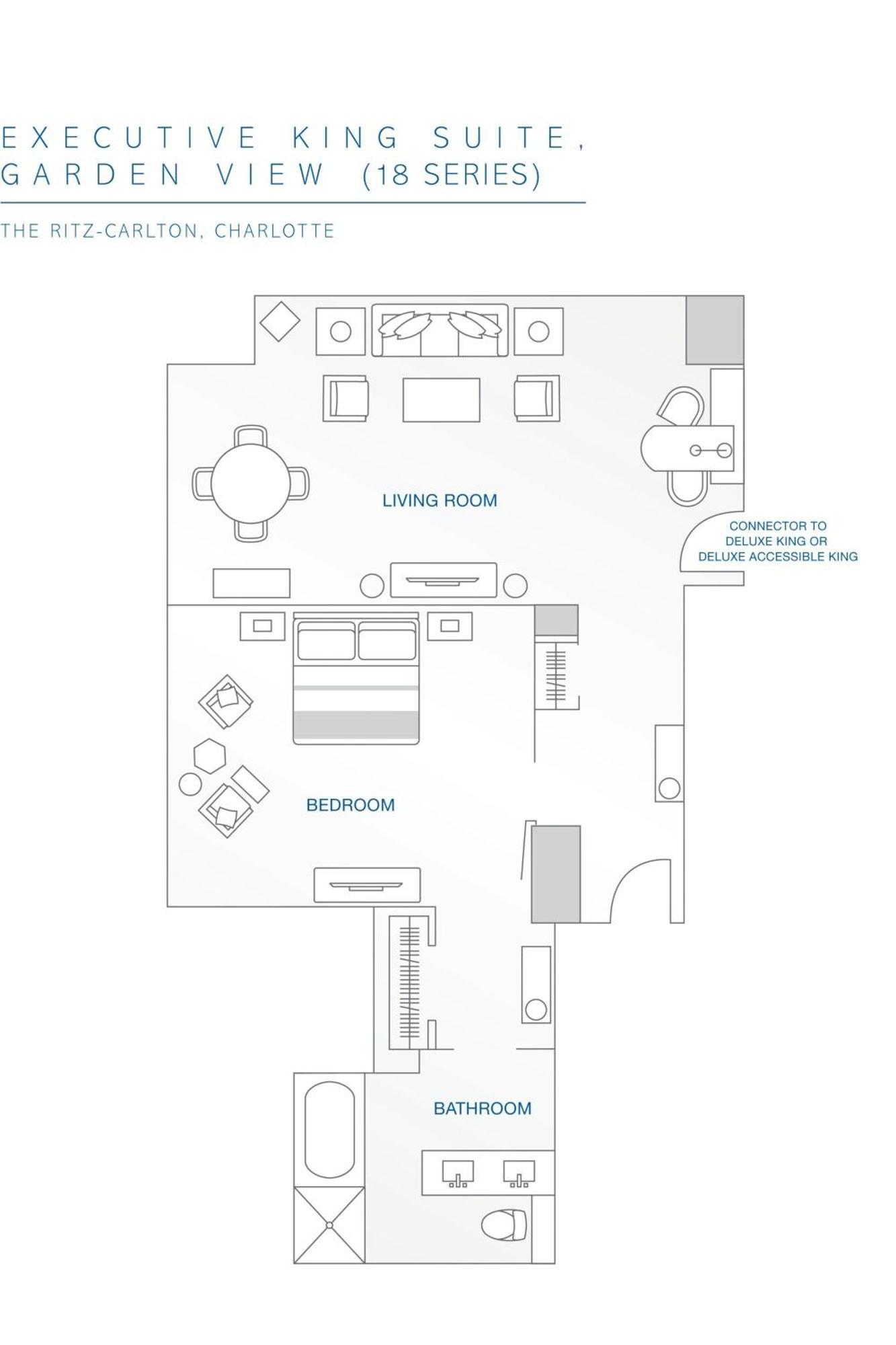Suite Executive con 1 dormitorio, 1 cama extragrande, sofá cama y vistas al jardín
