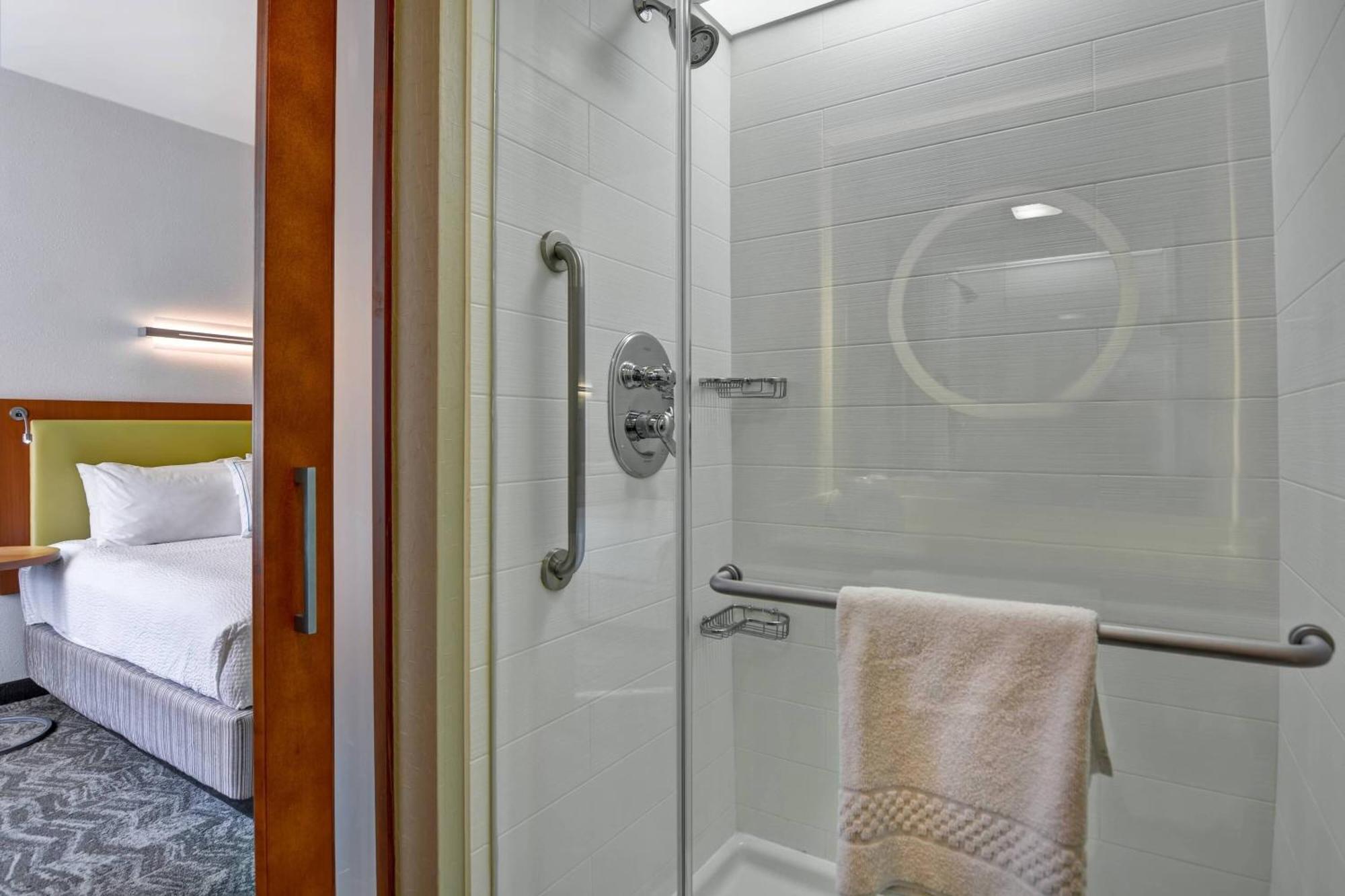 King Suite with Roll-In Shower and Trundle Sofa - Mobility Access/Hearing Accessible