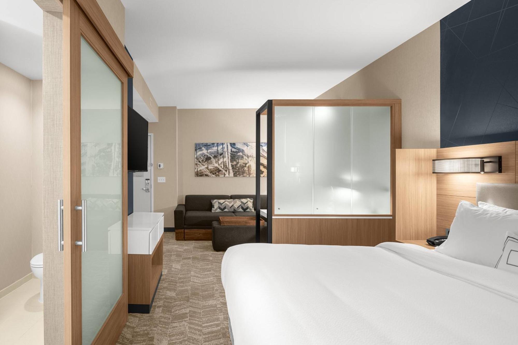 King Suite with Bathtub and Trundle Sofa - Mobility Access