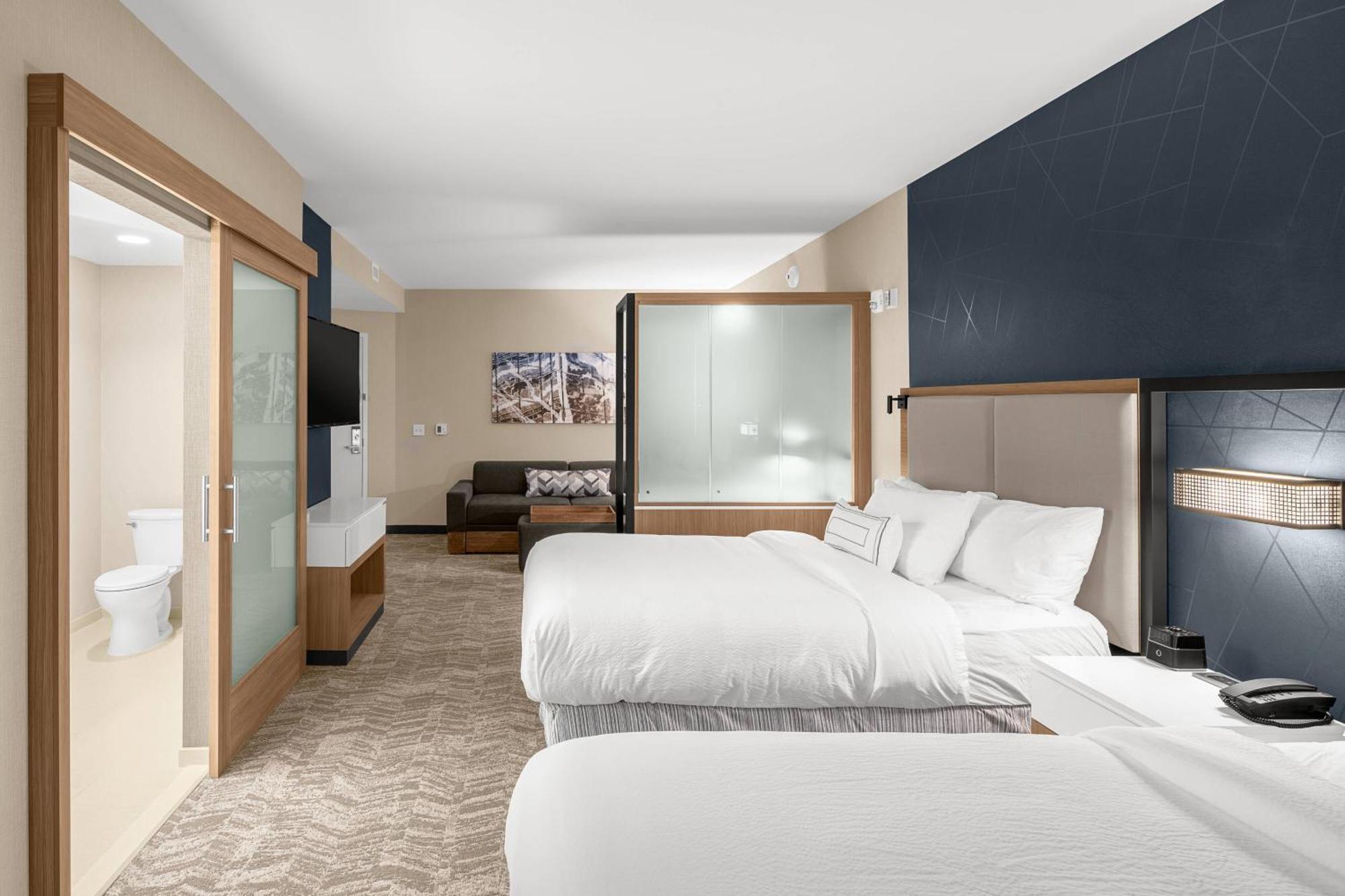 Queen Suite with Two Queen Beds and Trundle Sofa