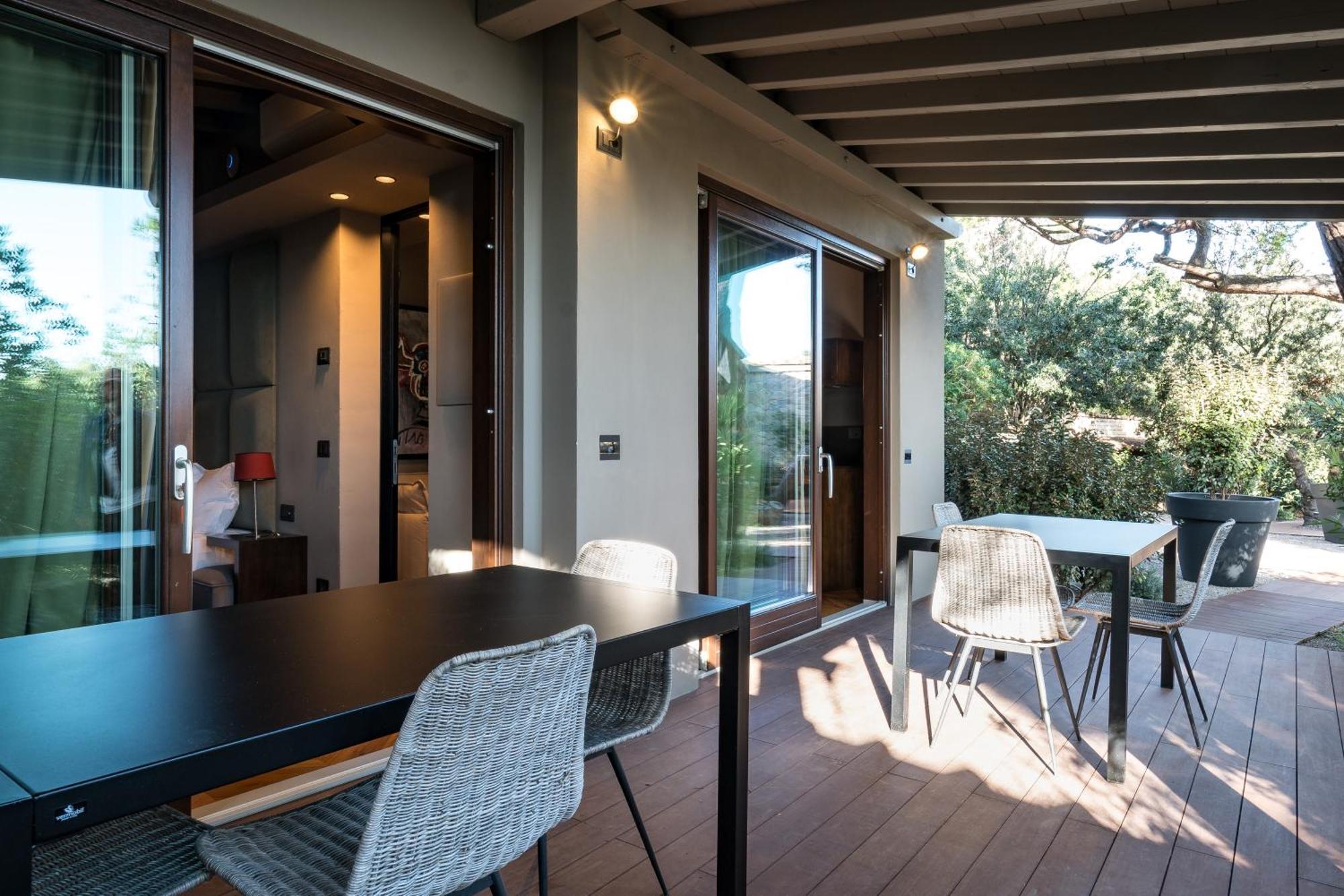 Apartment mit Gartenblick