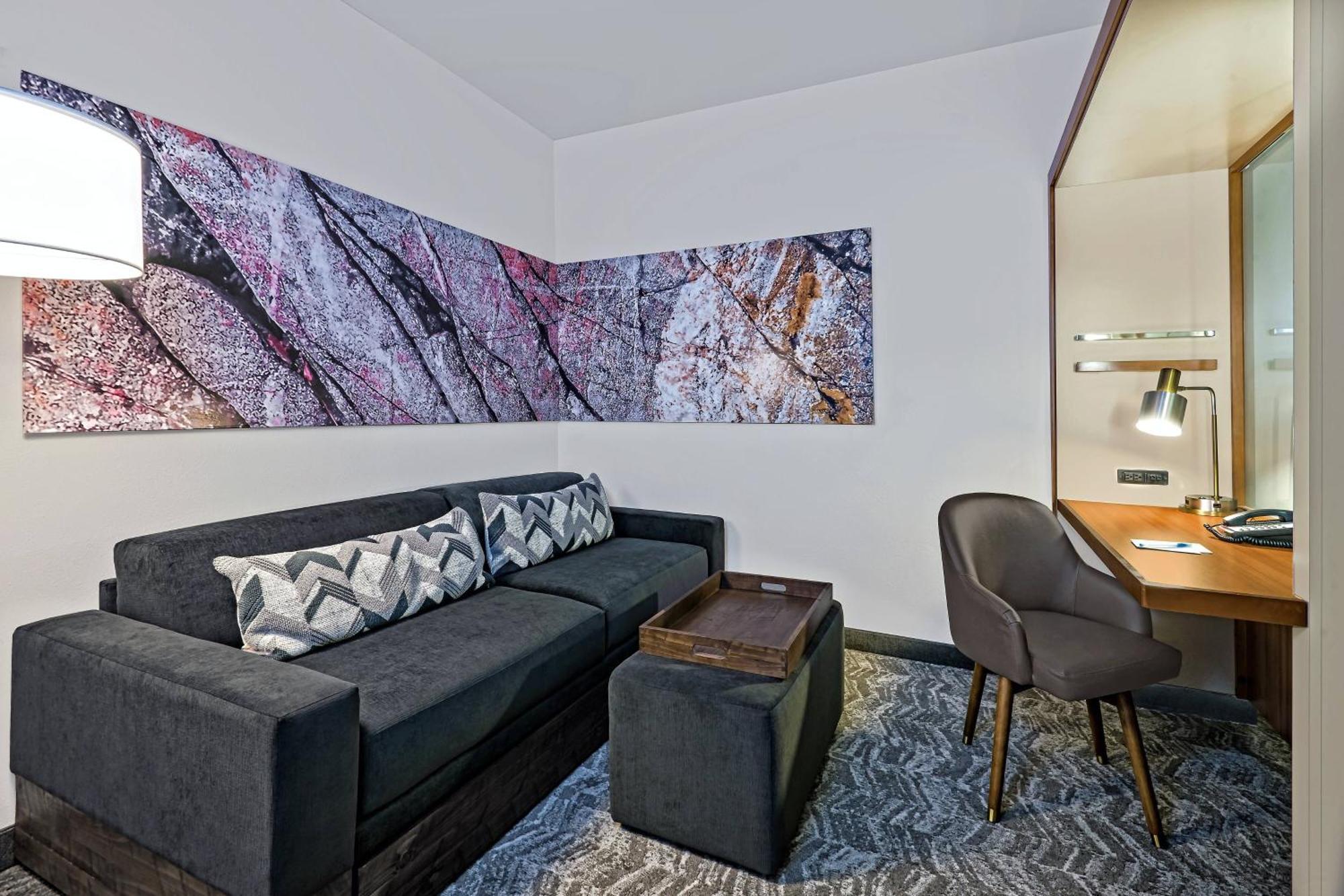 King Suite with Bathtub and Trundle Sofa - Mobility Access/Hearing Accessible