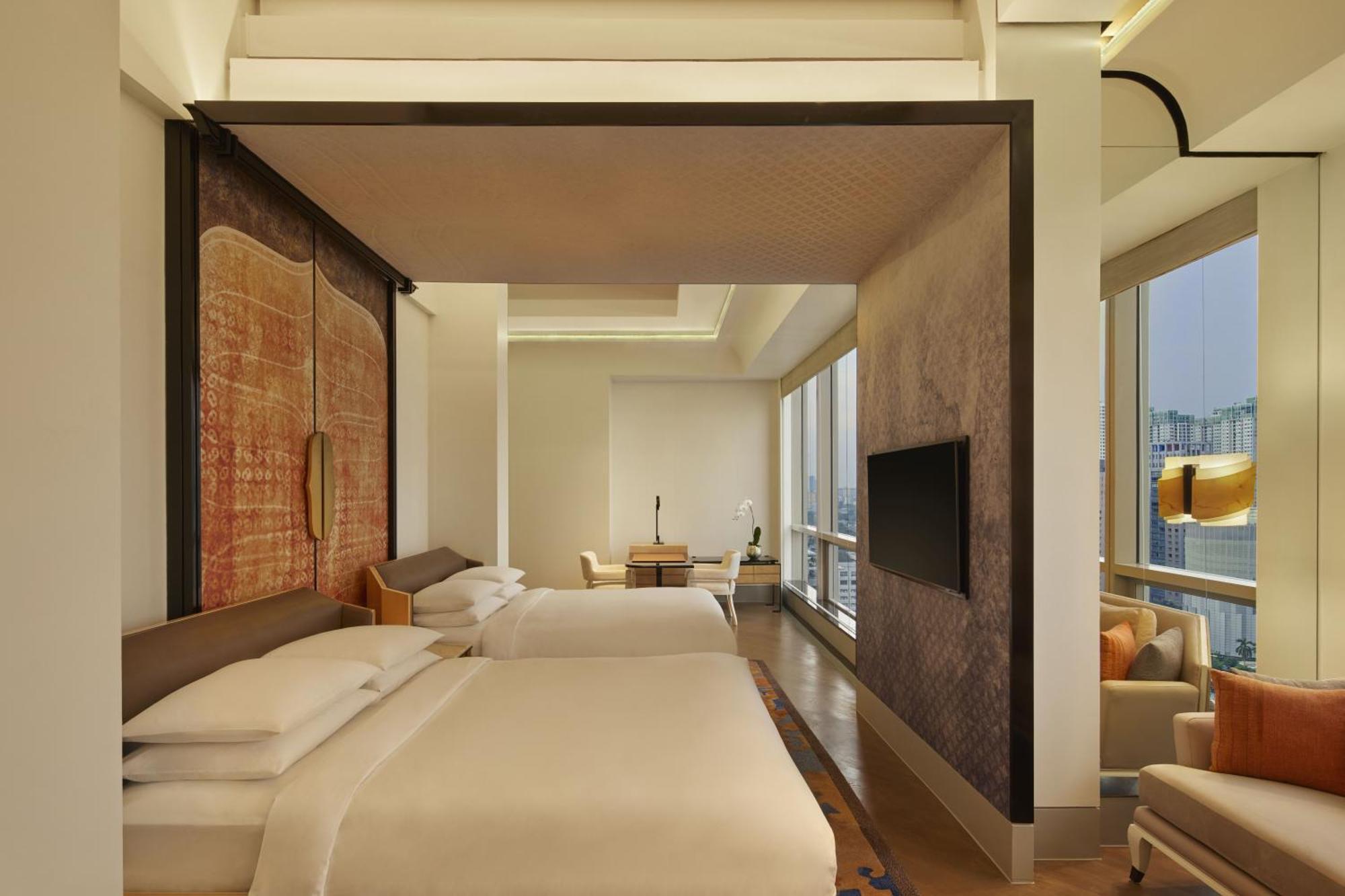 Queen Room with Two Queen Beds and City View
