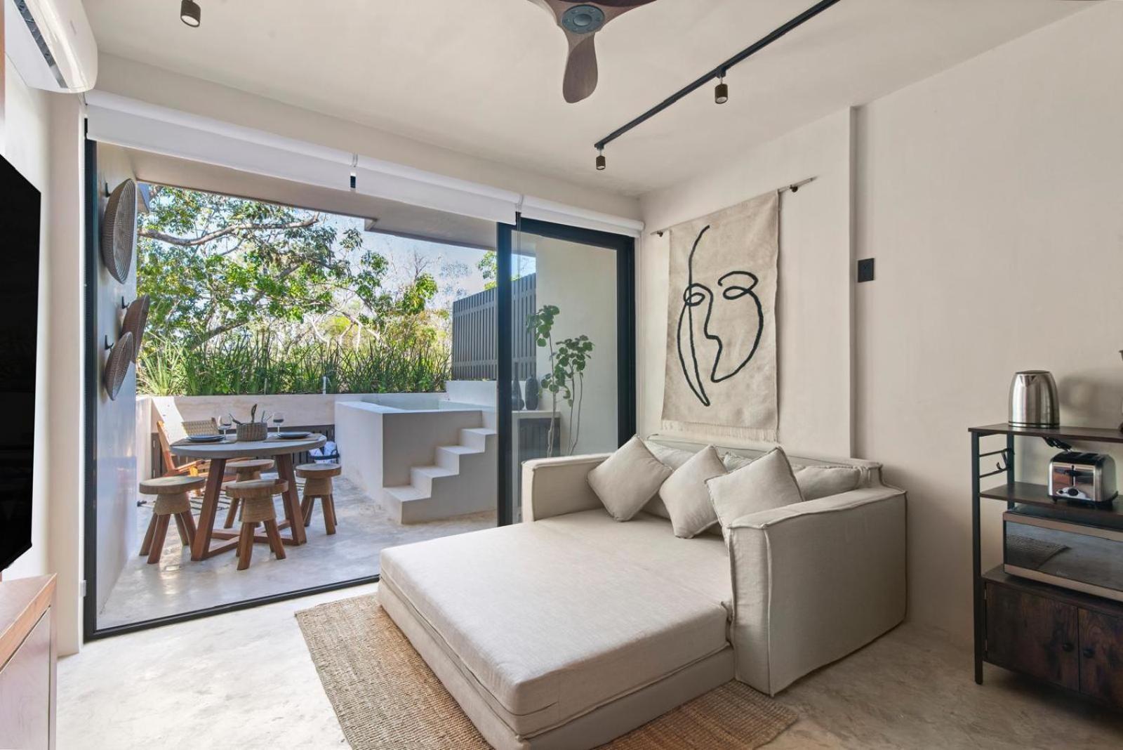 Superior One-Bedroom Apartment Balcony