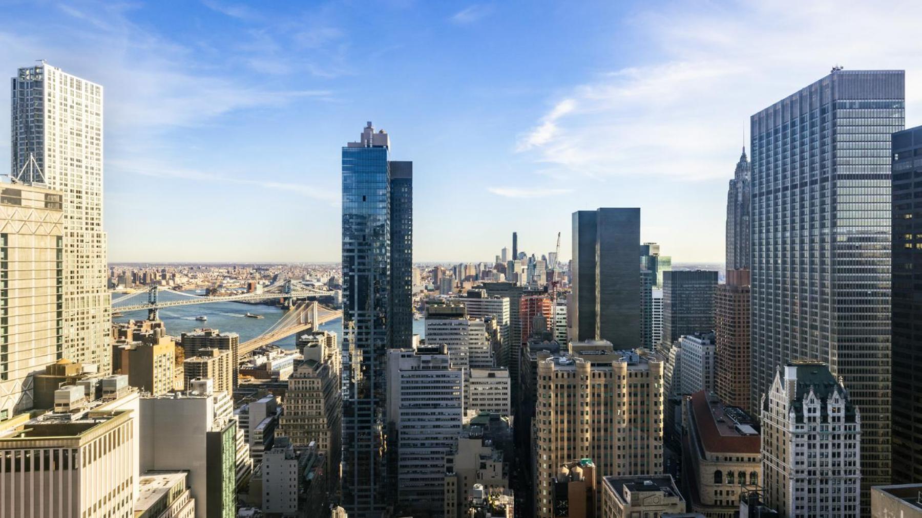 Alojamiento Premier con cama extragrande y vistas al Puente de Brooklyn - Planta superior