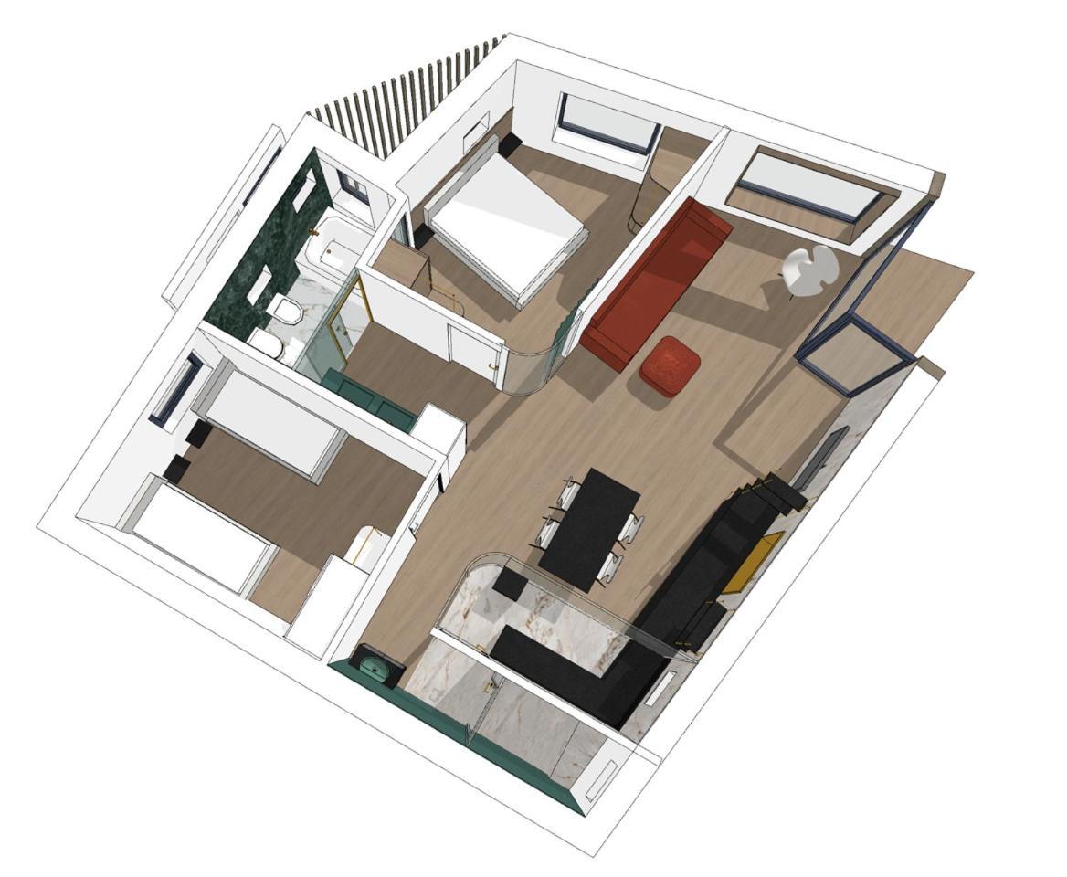 Deluxe Apartment mit 2 Schlafzimmern