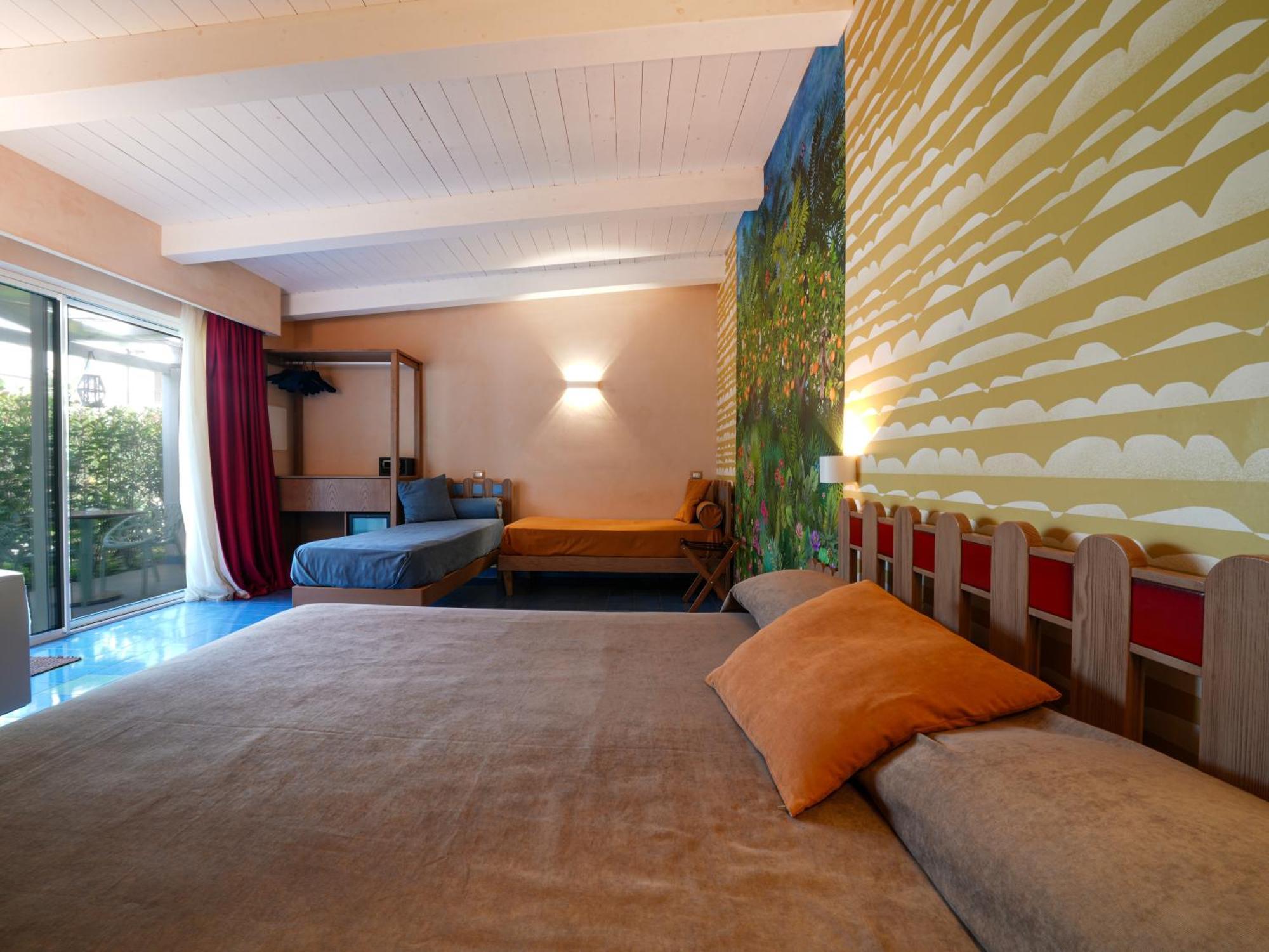 Habitación Cuádruple - vistas al jardín