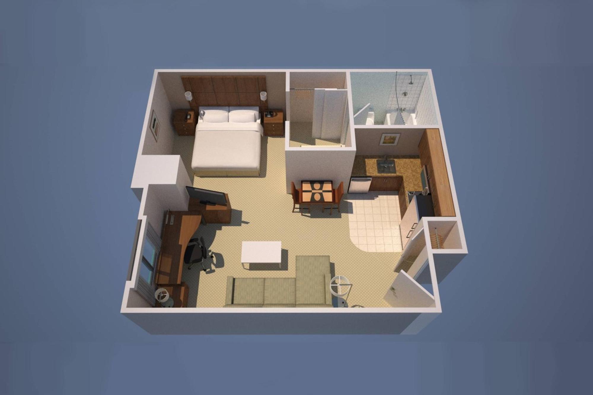 Queen Studio with Sofa Bed