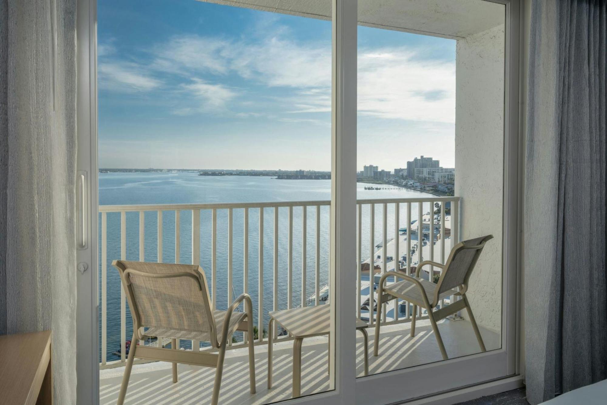 One-Bedroom Suite Waterfront View Sofa Bed Mobility Accessible Roll Shower