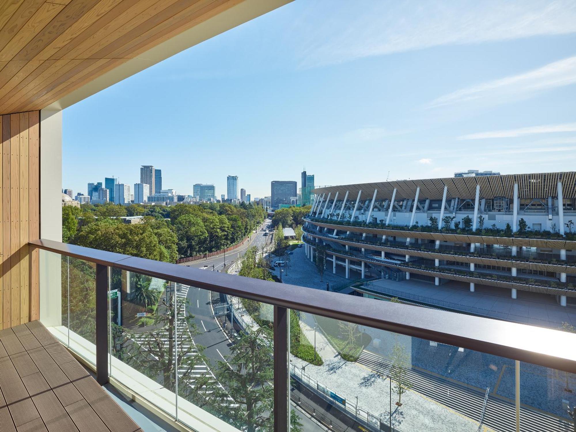 Deluxe Tweepersoonskamer met 2 Aparte Bedden en Balkon