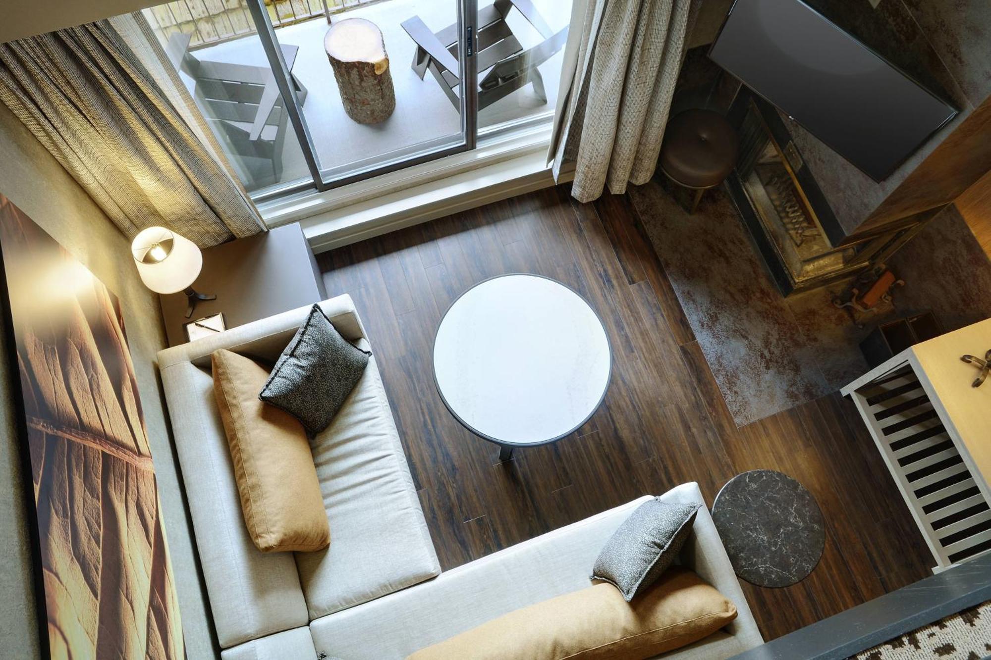Loft Room with Two Queen Beds and Sofa bed with Balcony